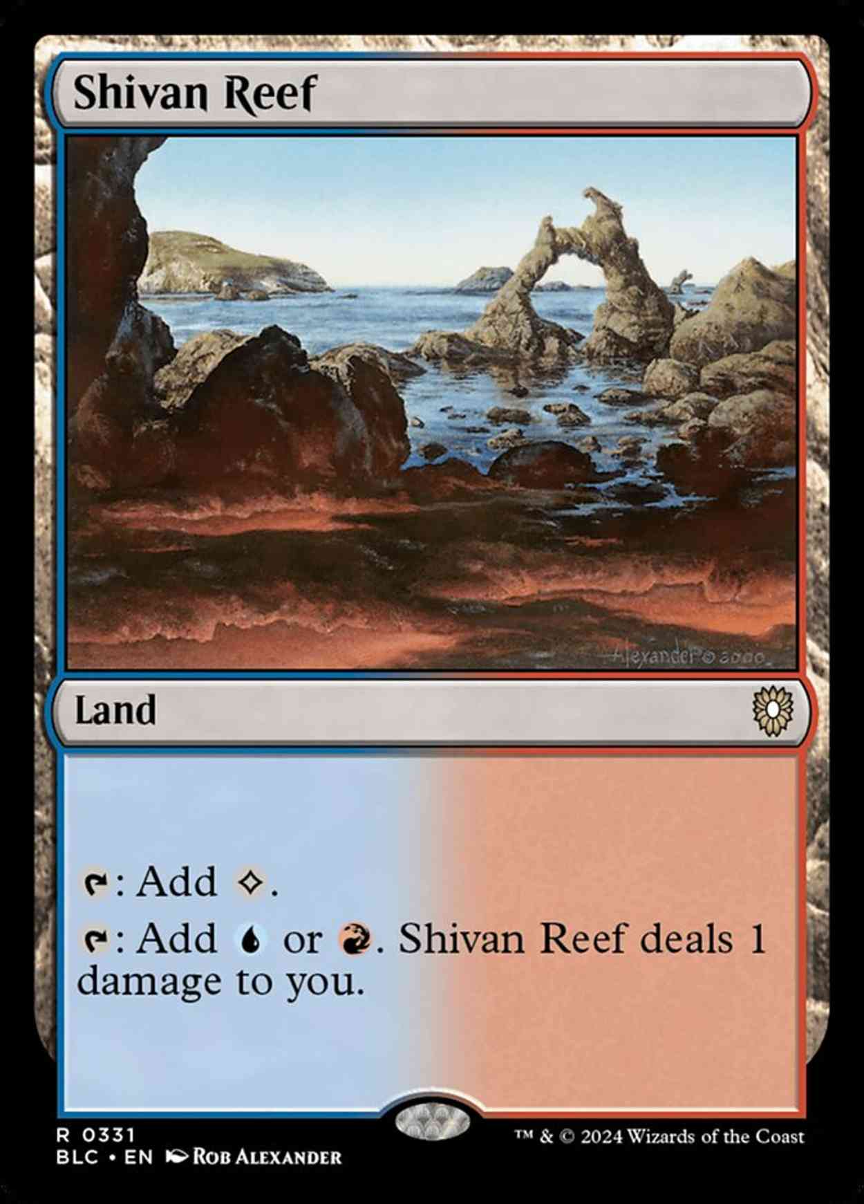 Shivan Reef magic card front