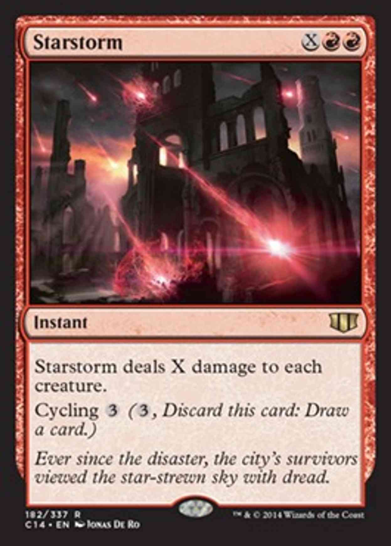 Starstorm magic card front