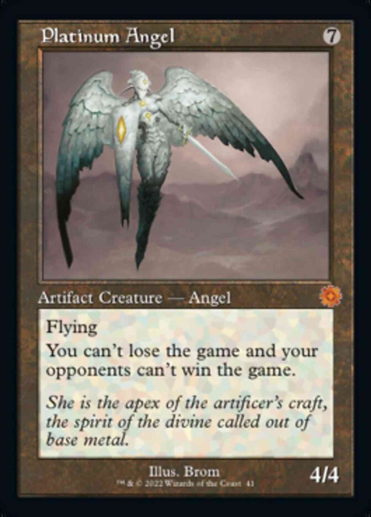 Platinum Angel magic card front
