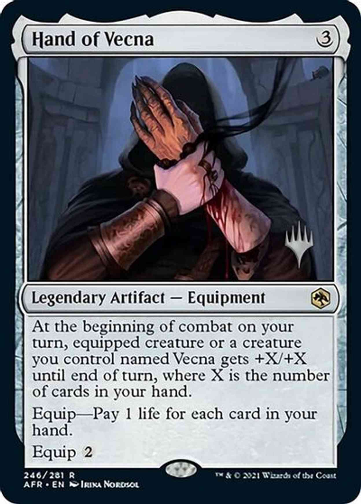 Hand of Vecna magic card front