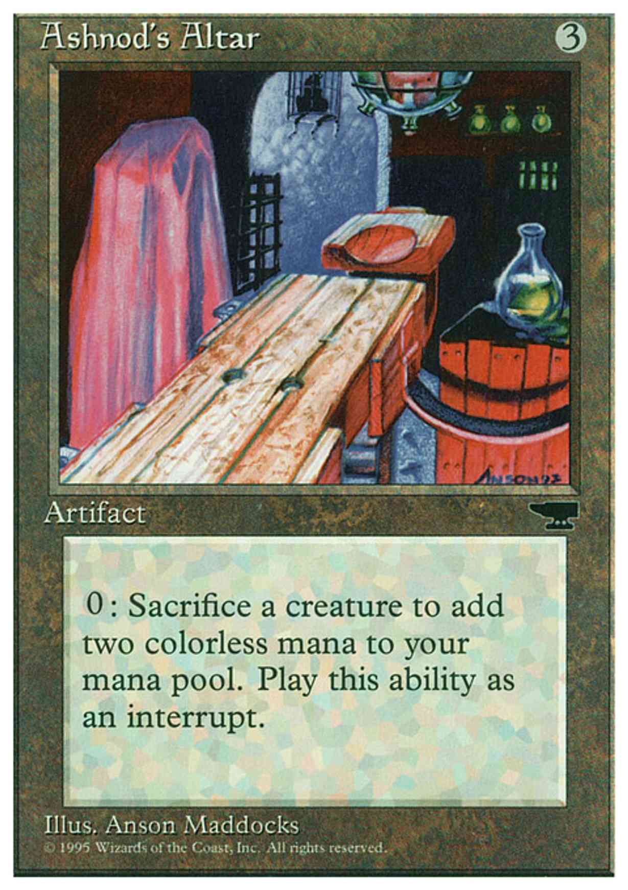 Ashnod's Altar magic card front