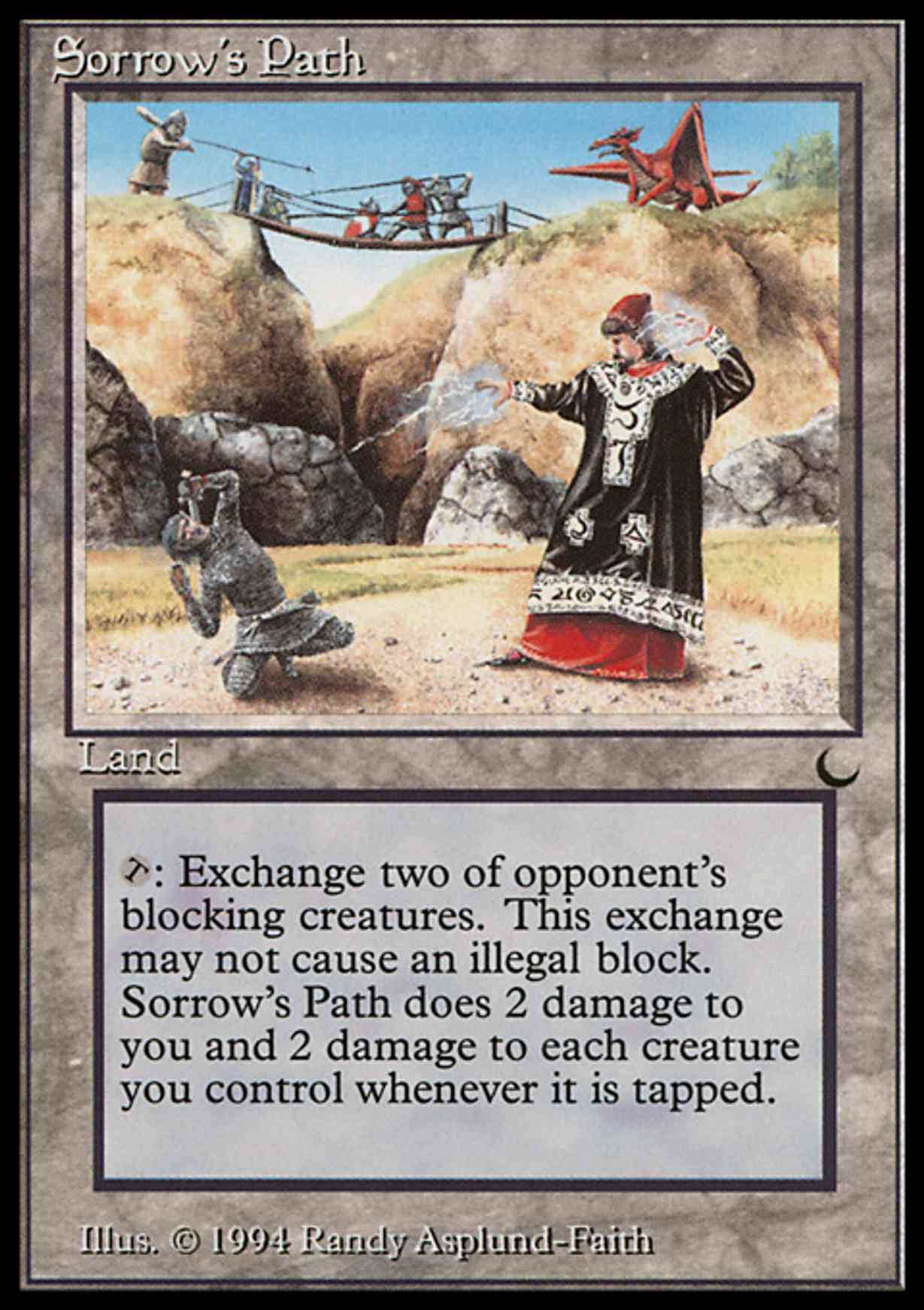 Sorrow's Path magic card front