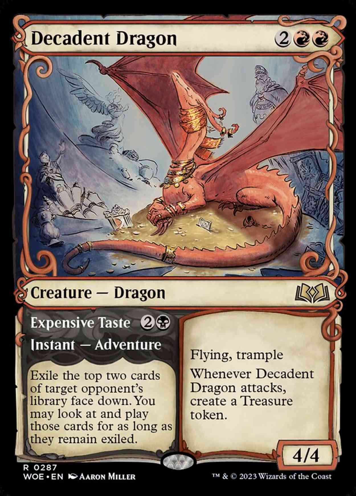 Decadent Dragon (Showcase) magic card front