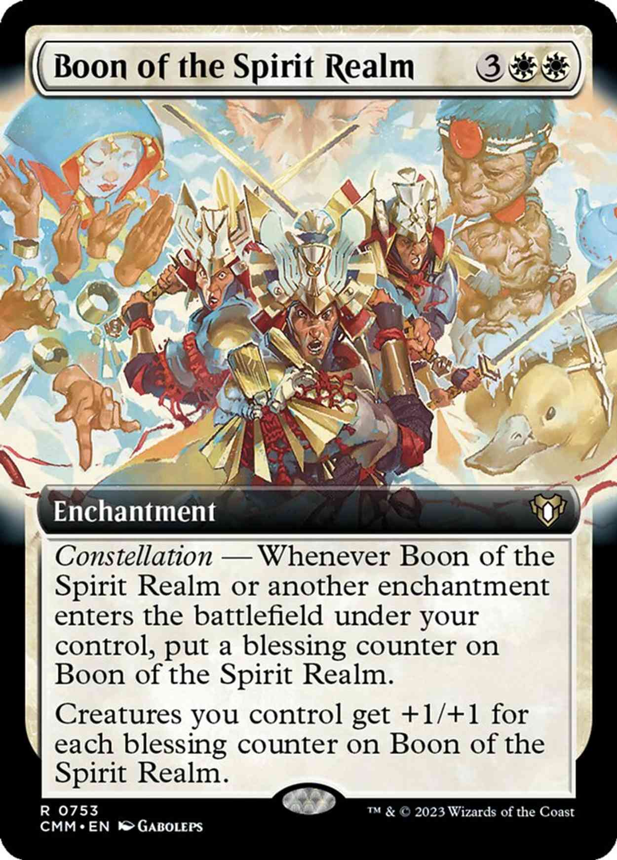 Boon of the Spirit Realm (Extended Art) magic card front