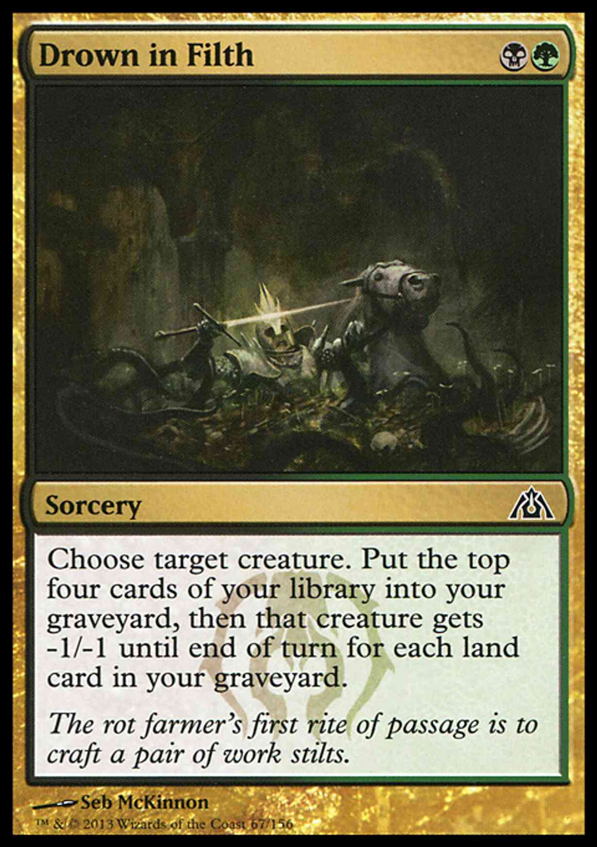 Drown in Filth magic card front