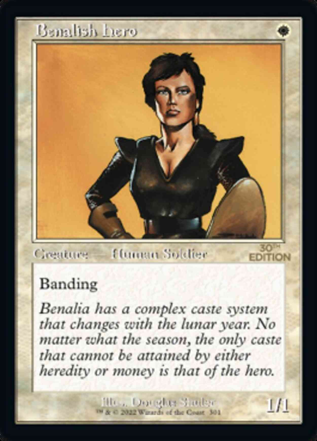 Benalish Hero (Retro Frame) magic card front
