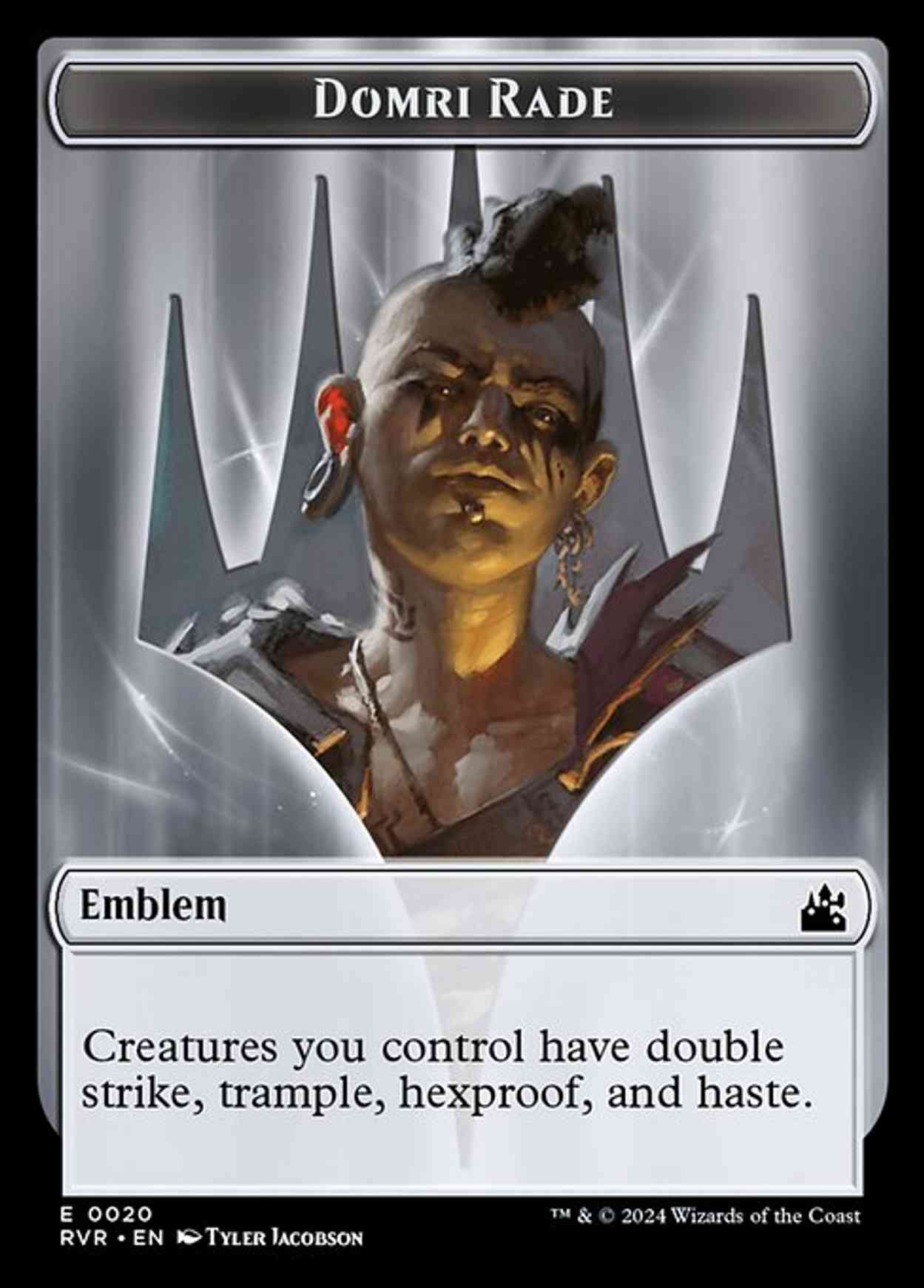 Emblem - Domri Rade magic card front