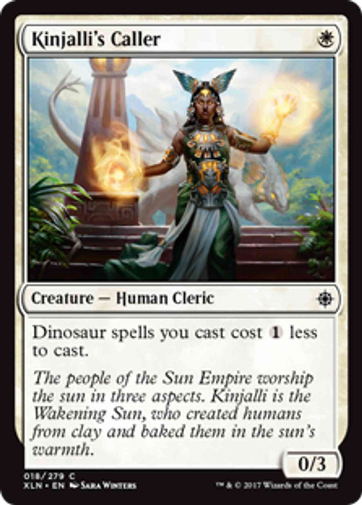 Kinjalli's Caller magic card front