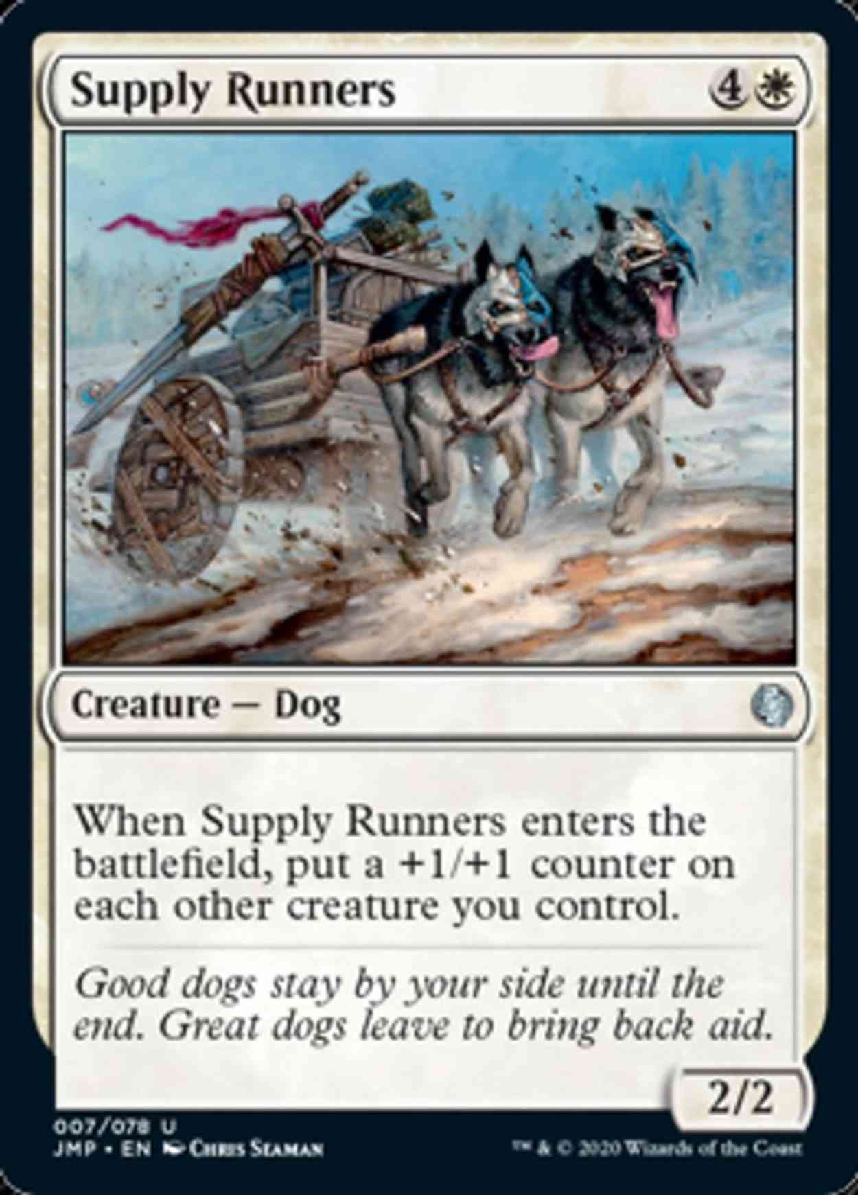 Supply Runners magic card front