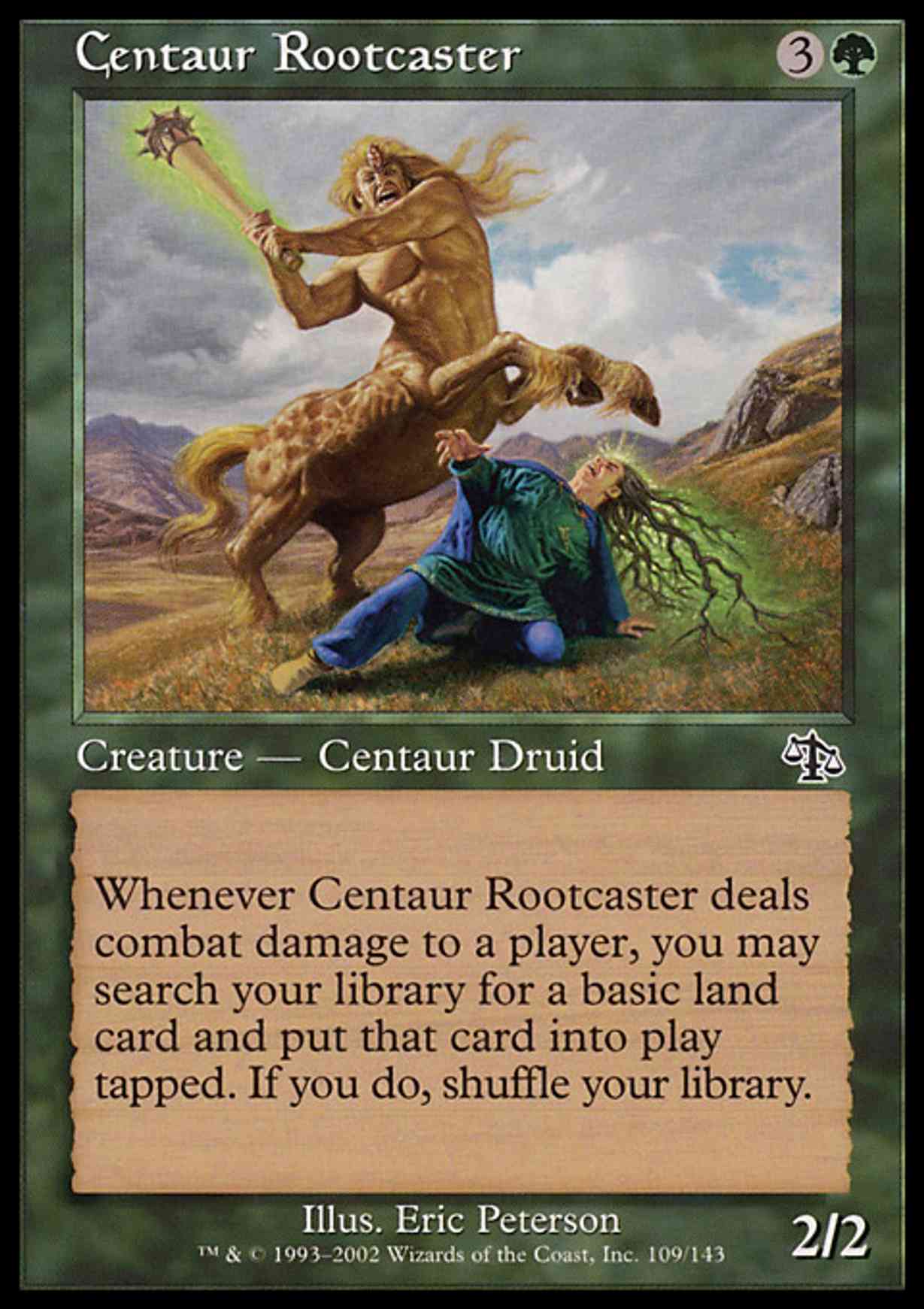 Centaur Rootcaster magic card front