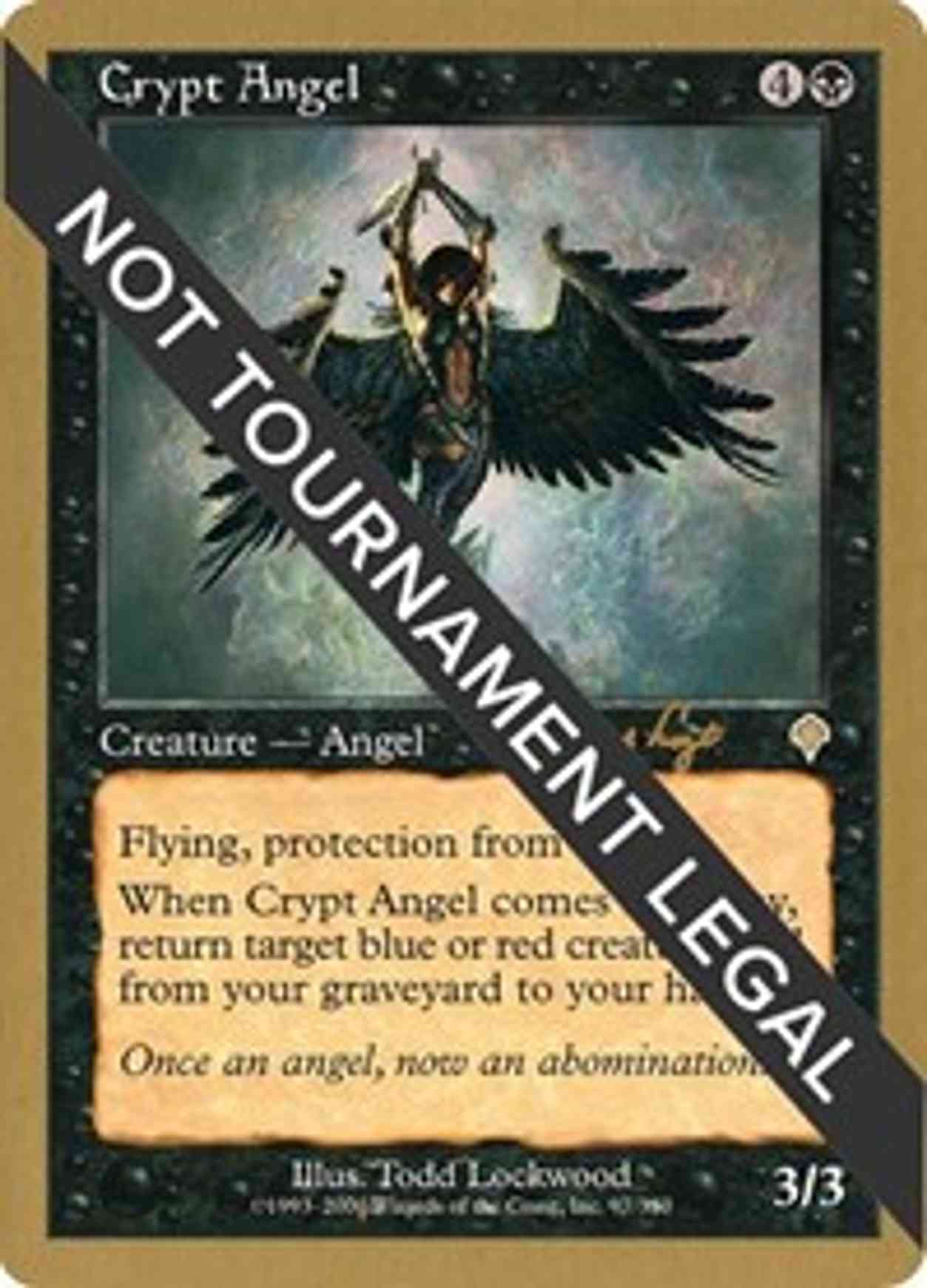 Crypt Angel - 2001 Tom van de Logt (INV) magic card front