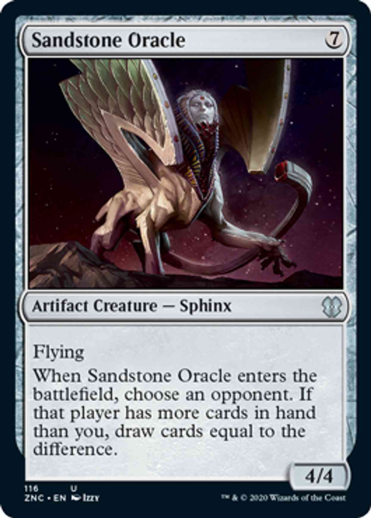 Sandstone Oracle magic card front