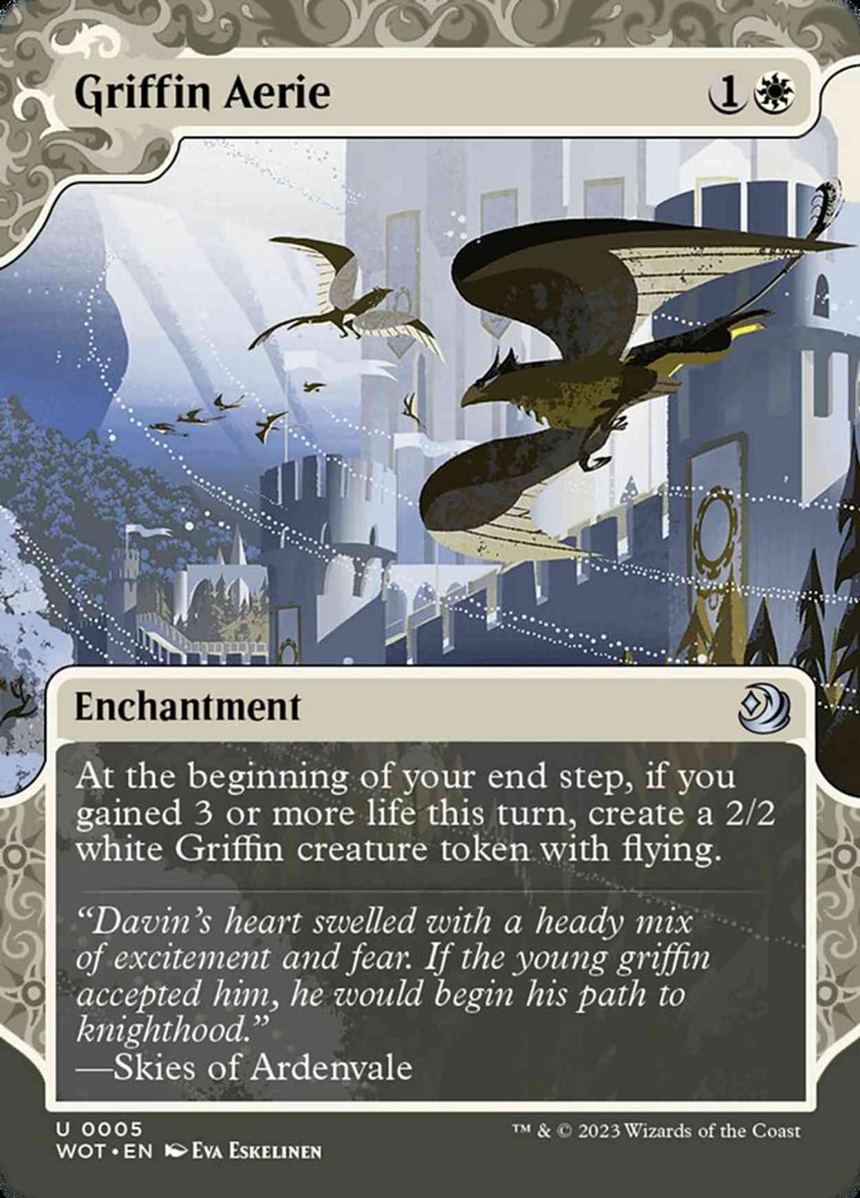 Griffin Aerie magic card front