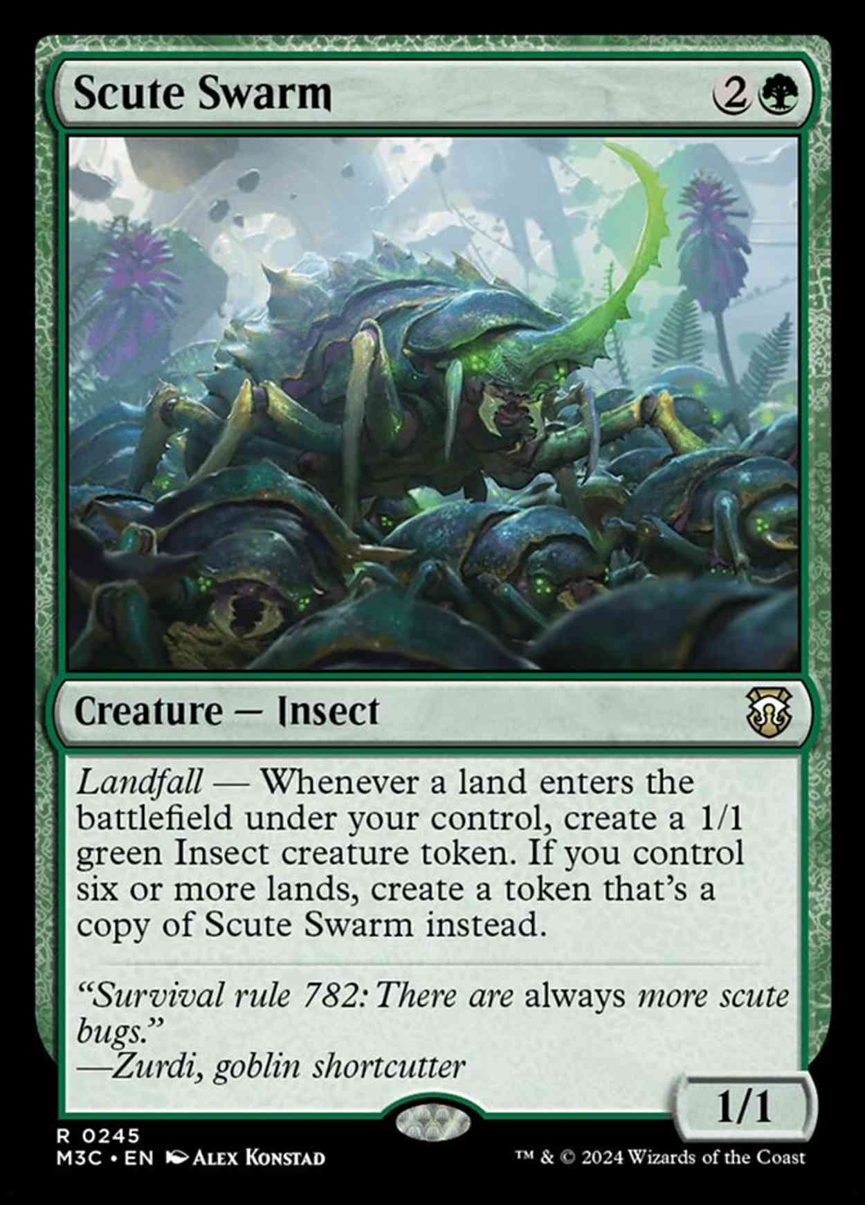 Scute Swarm magic card front