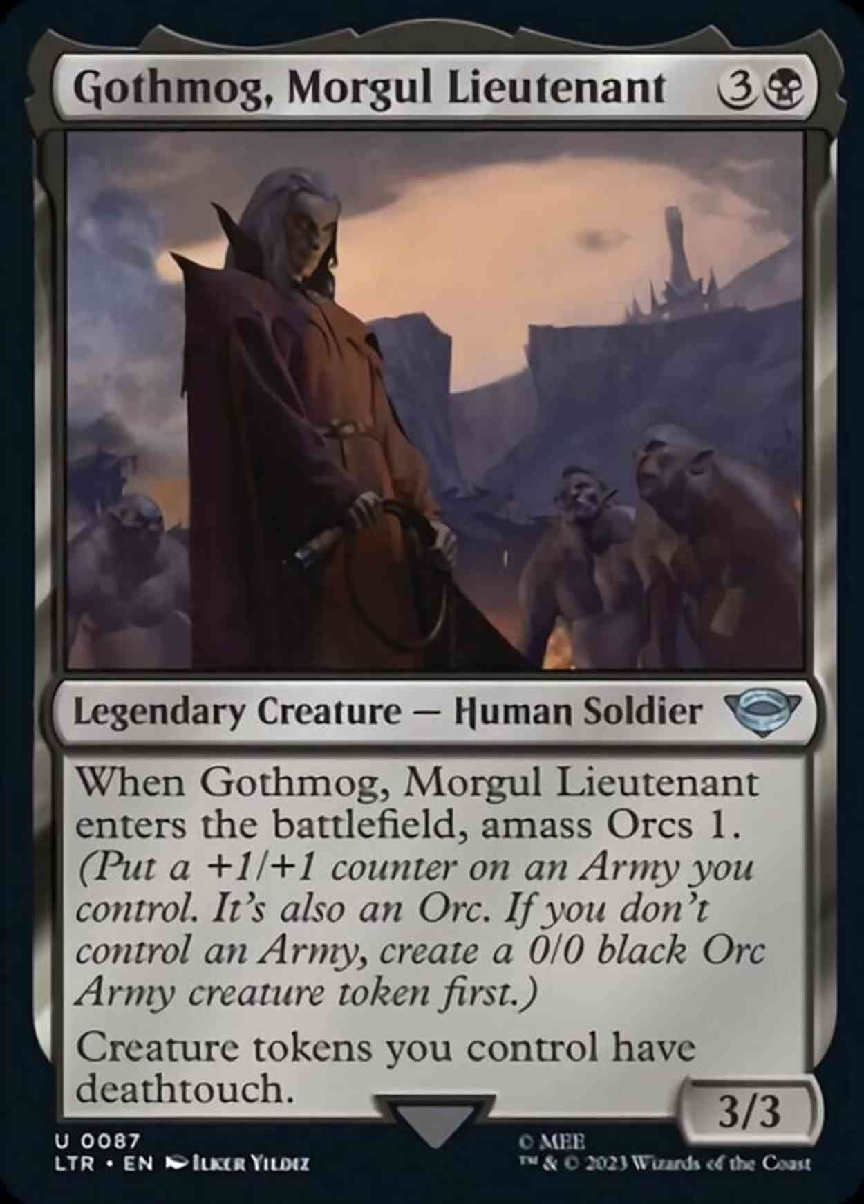 Gothmog, Morgul Lieutenant magic card front