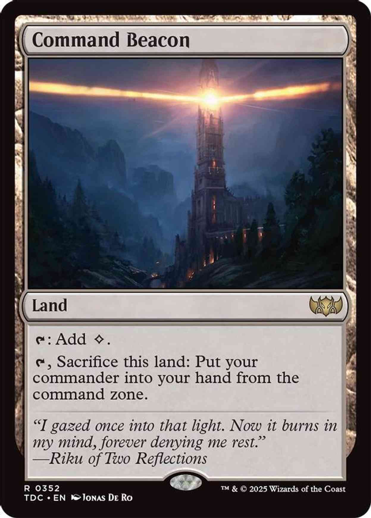 Command Beacon magic card front
