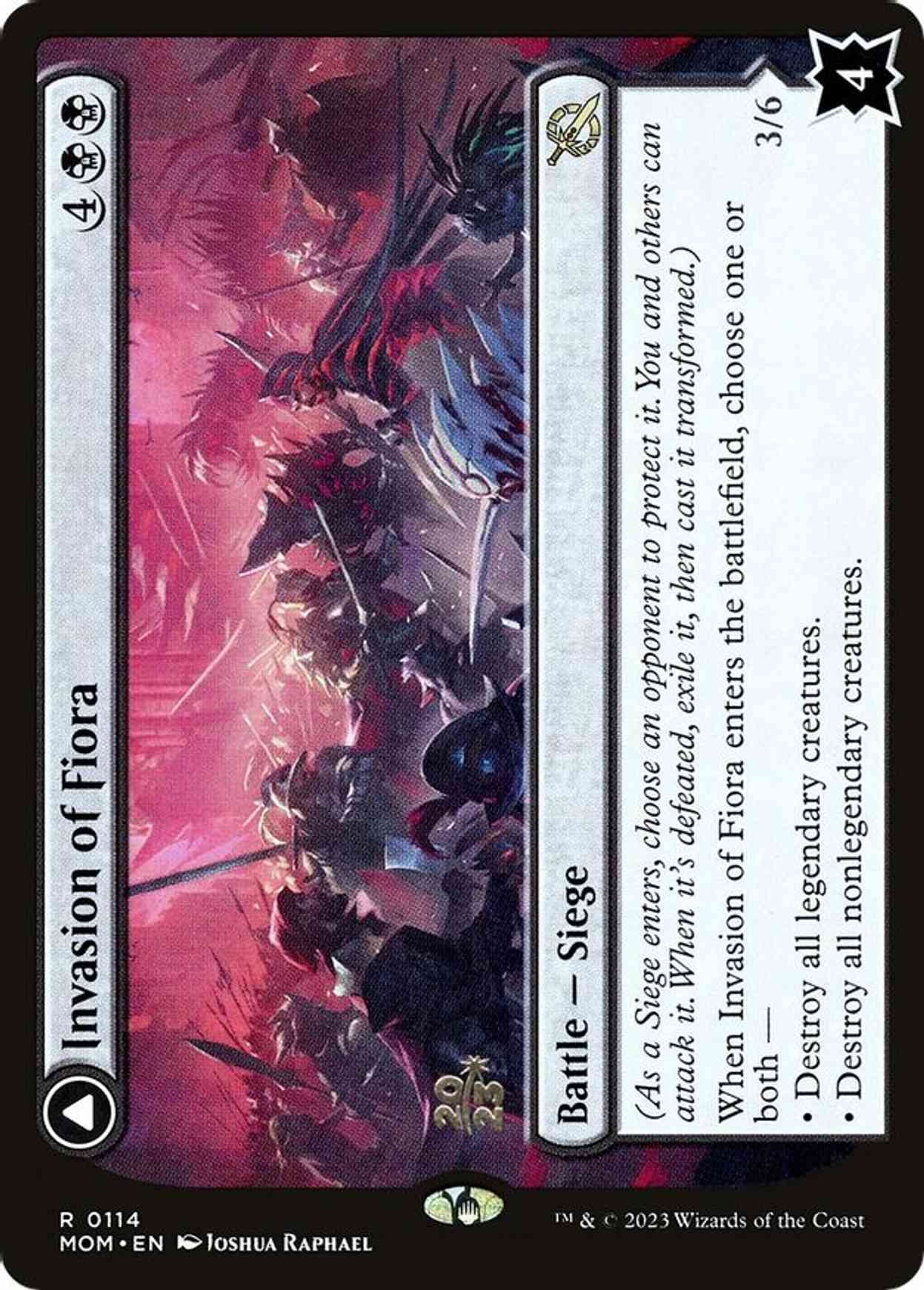 Invasion of Fiora magic card front