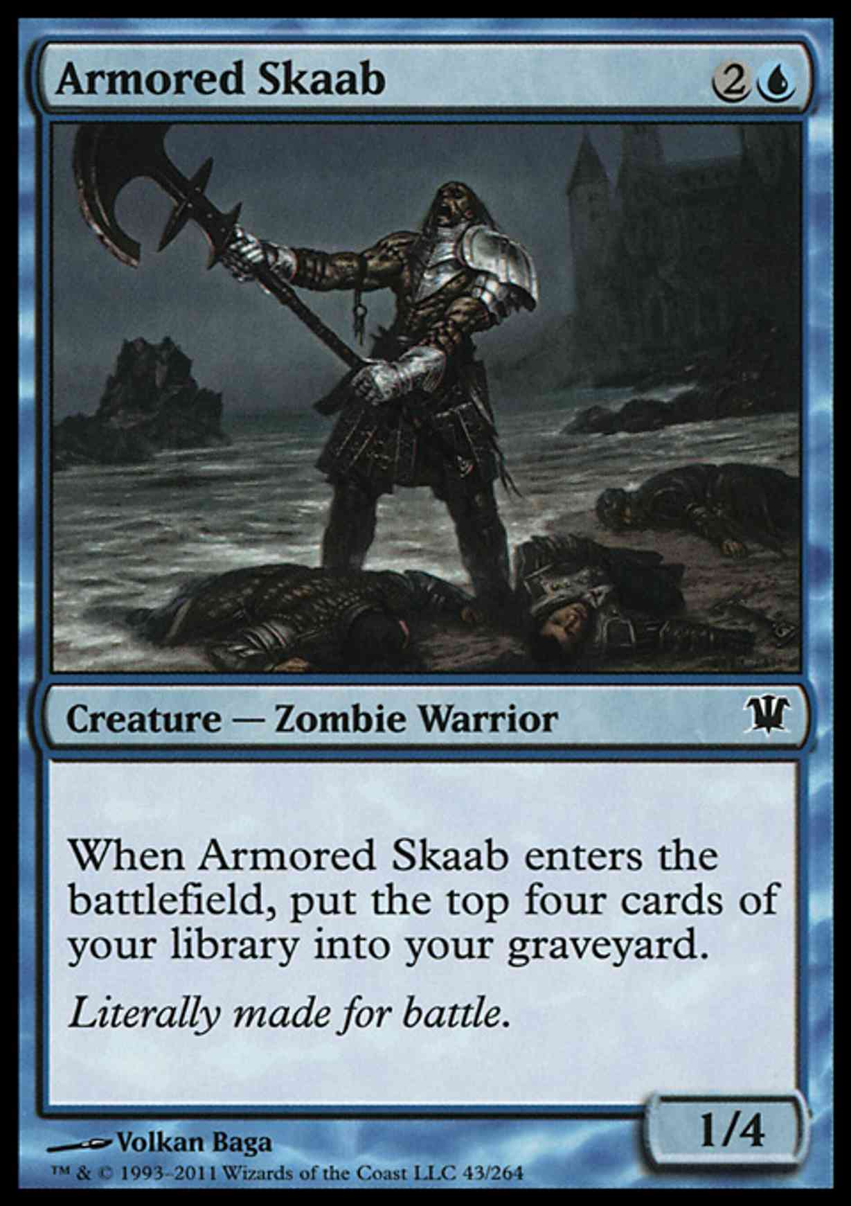 Armored Skaab magic card front