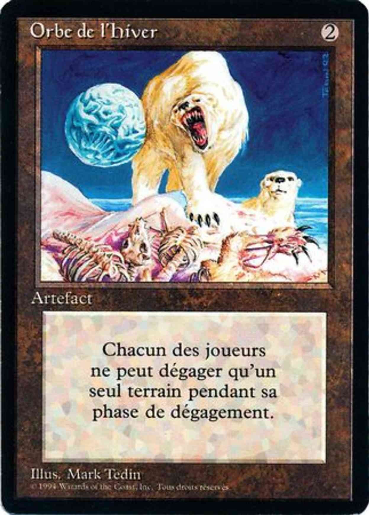 Winter Orb magic card front