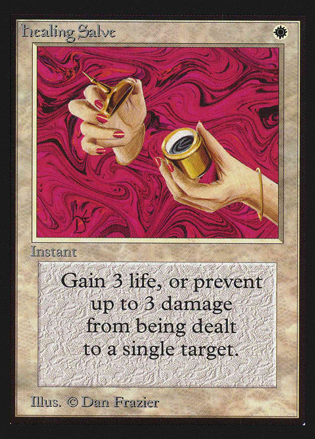 Healing Salve (CE) magic card front