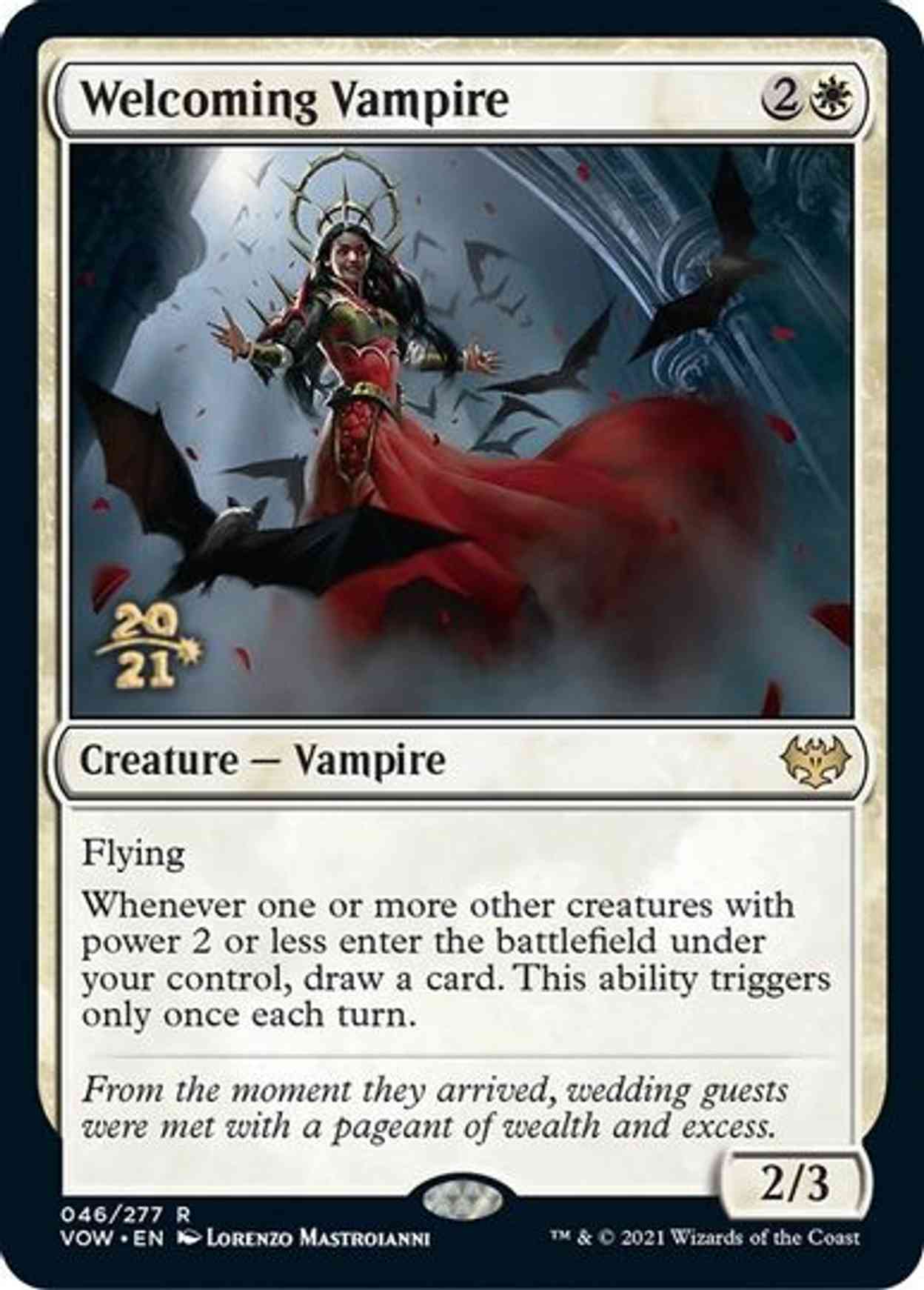 Welcoming Vampire magic card front