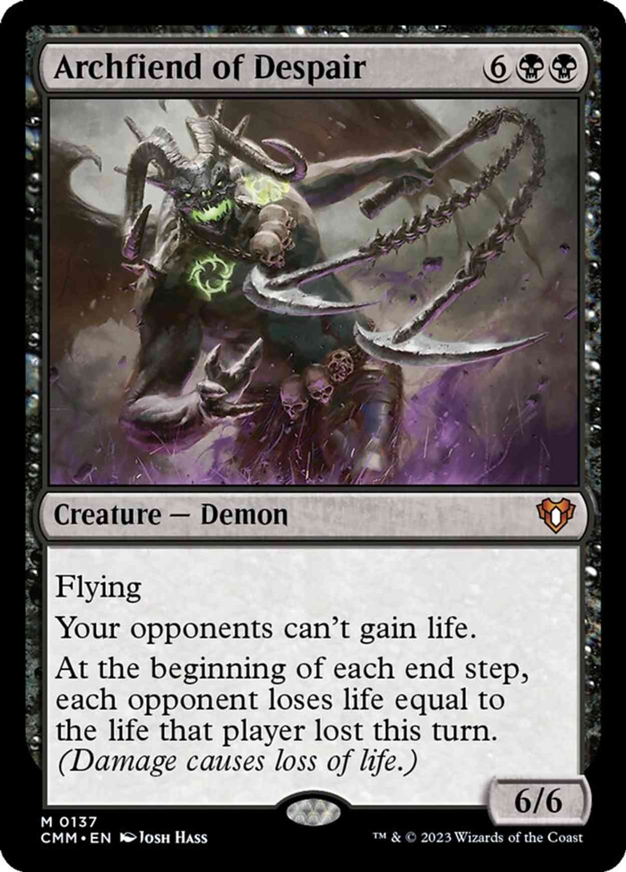 Archfiend of Despair magic card front