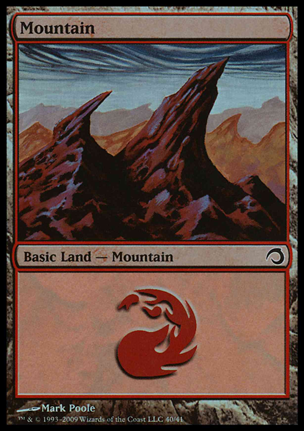 Mountain (40)  magic card front