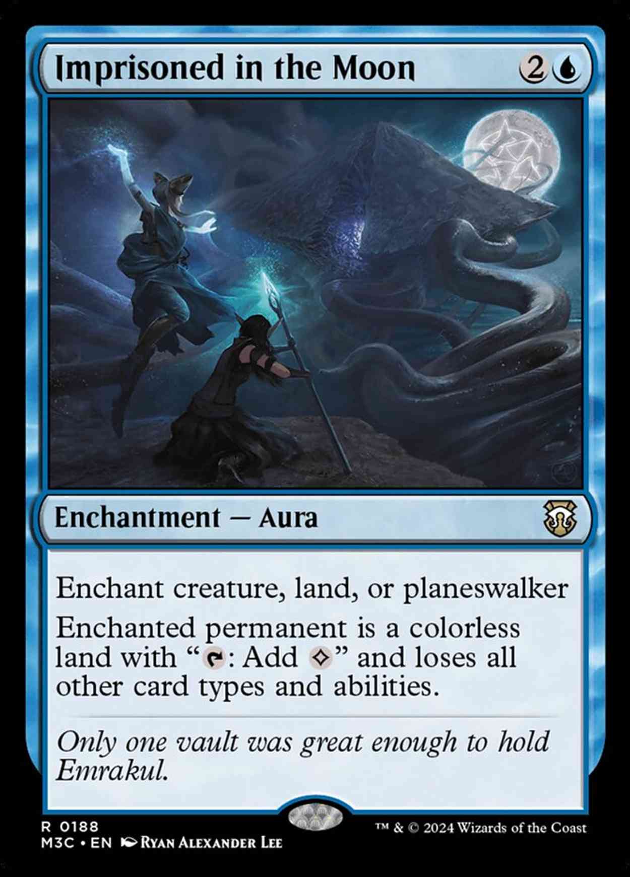 Imprisoned in the Moon magic card front