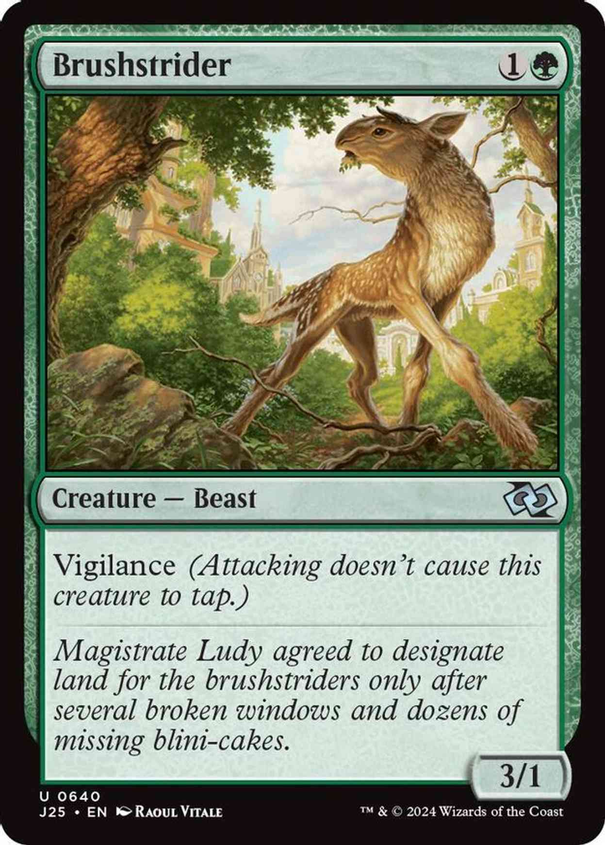 Brushstrider magic card front