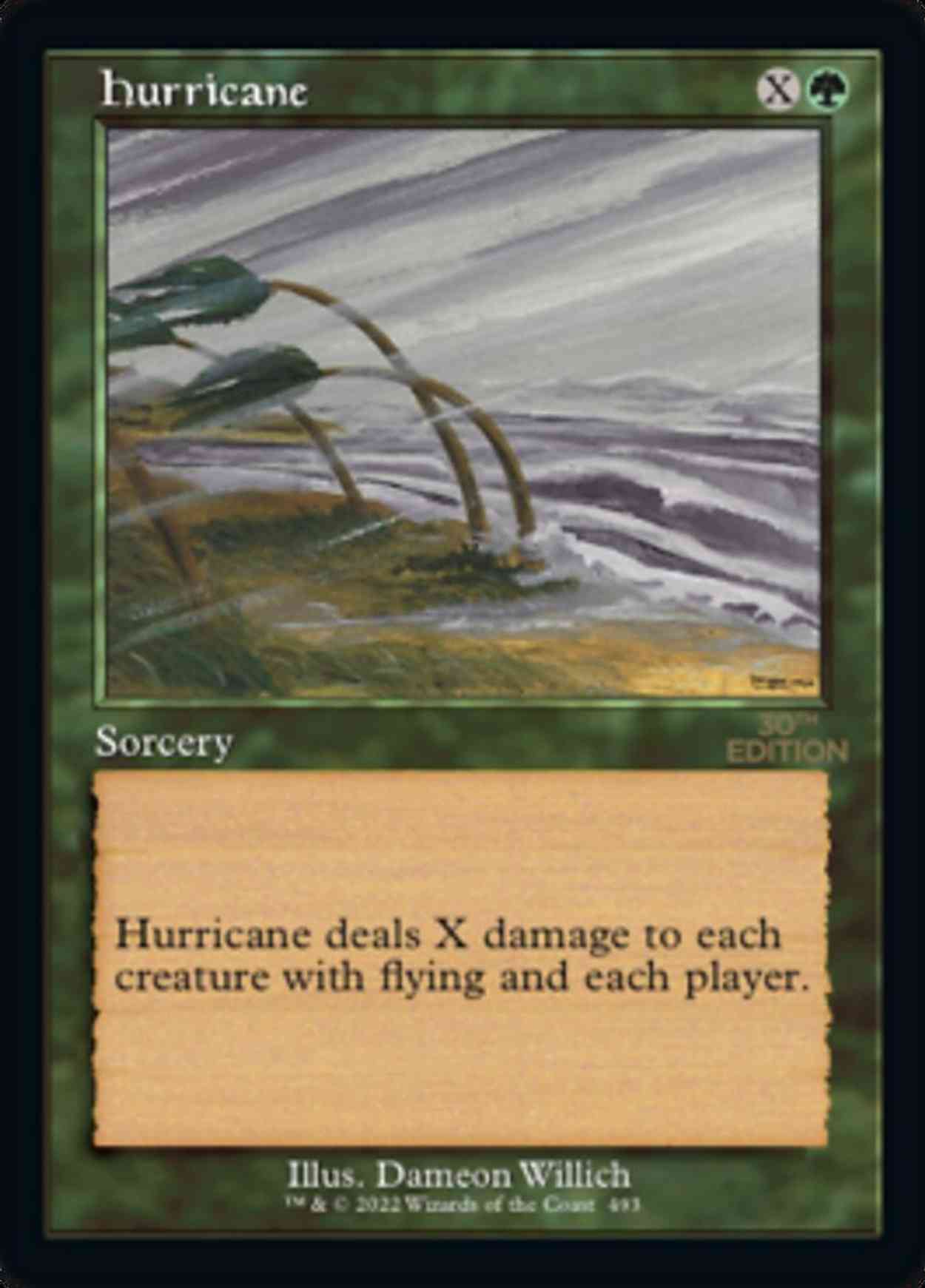 Hurricane (Retro Frame) magic card front