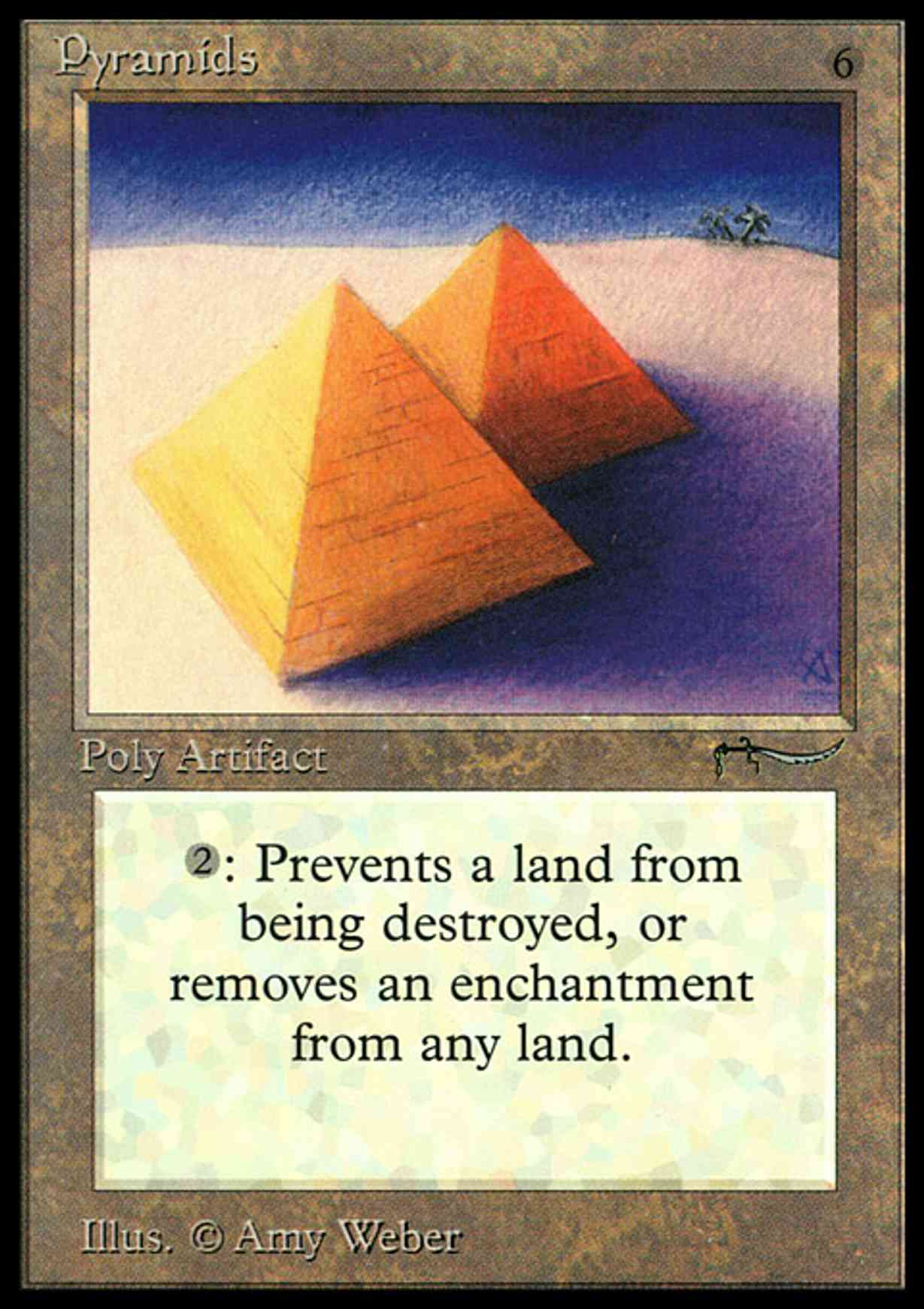 Pyramids magic card front