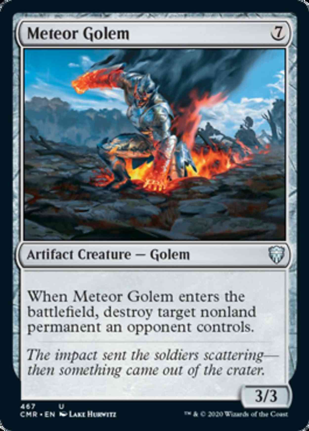 Meteor Golem (467) magic card front