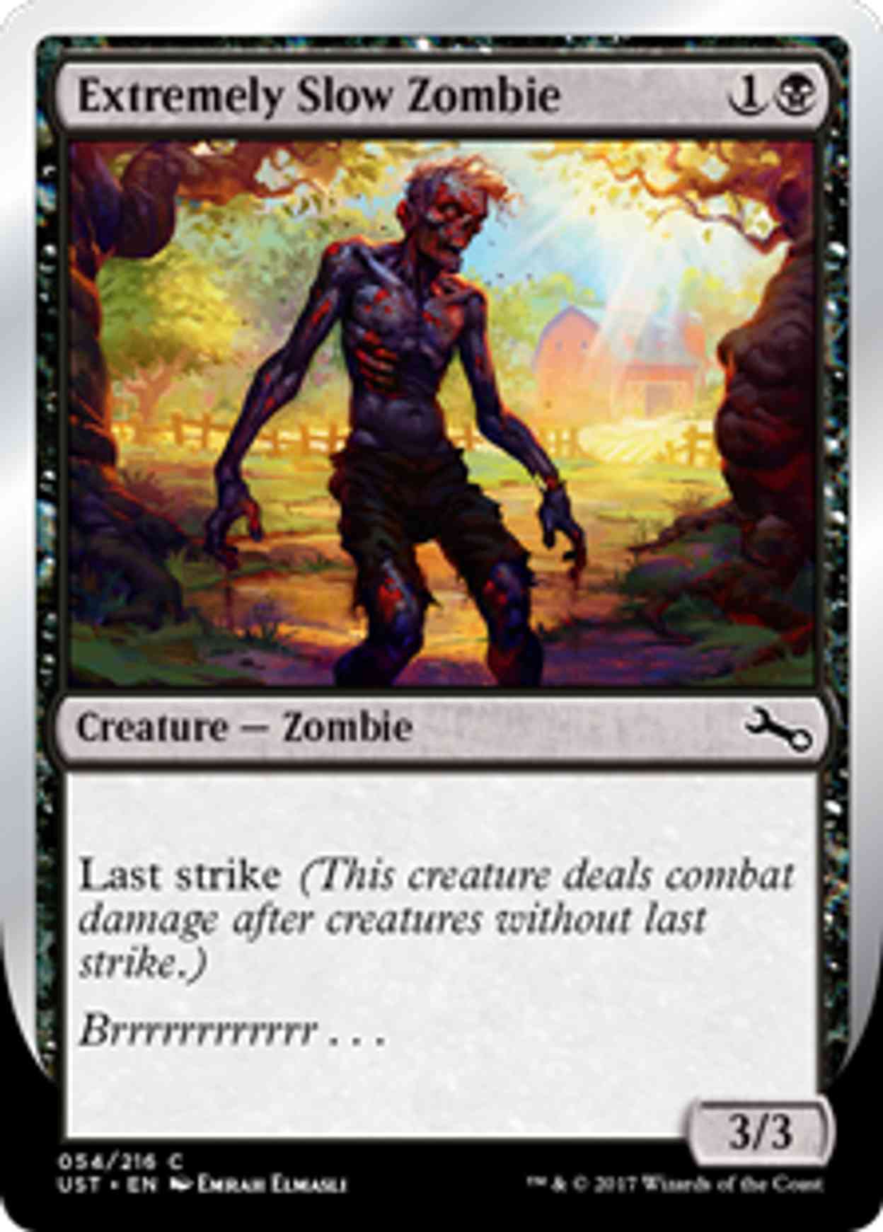 Extremely Slow Zombie (A) magic card front