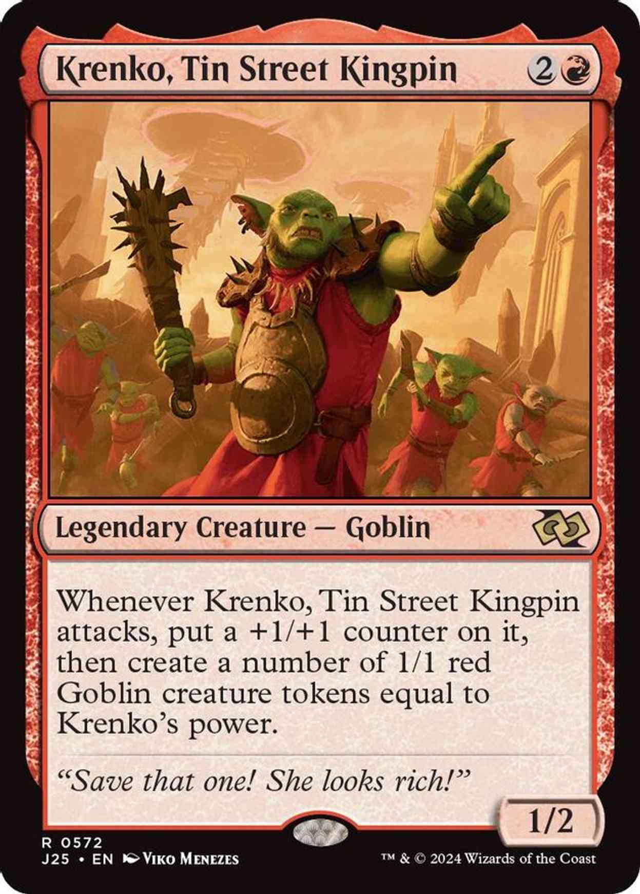 Krenko, Tin Street Kingpin magic card front