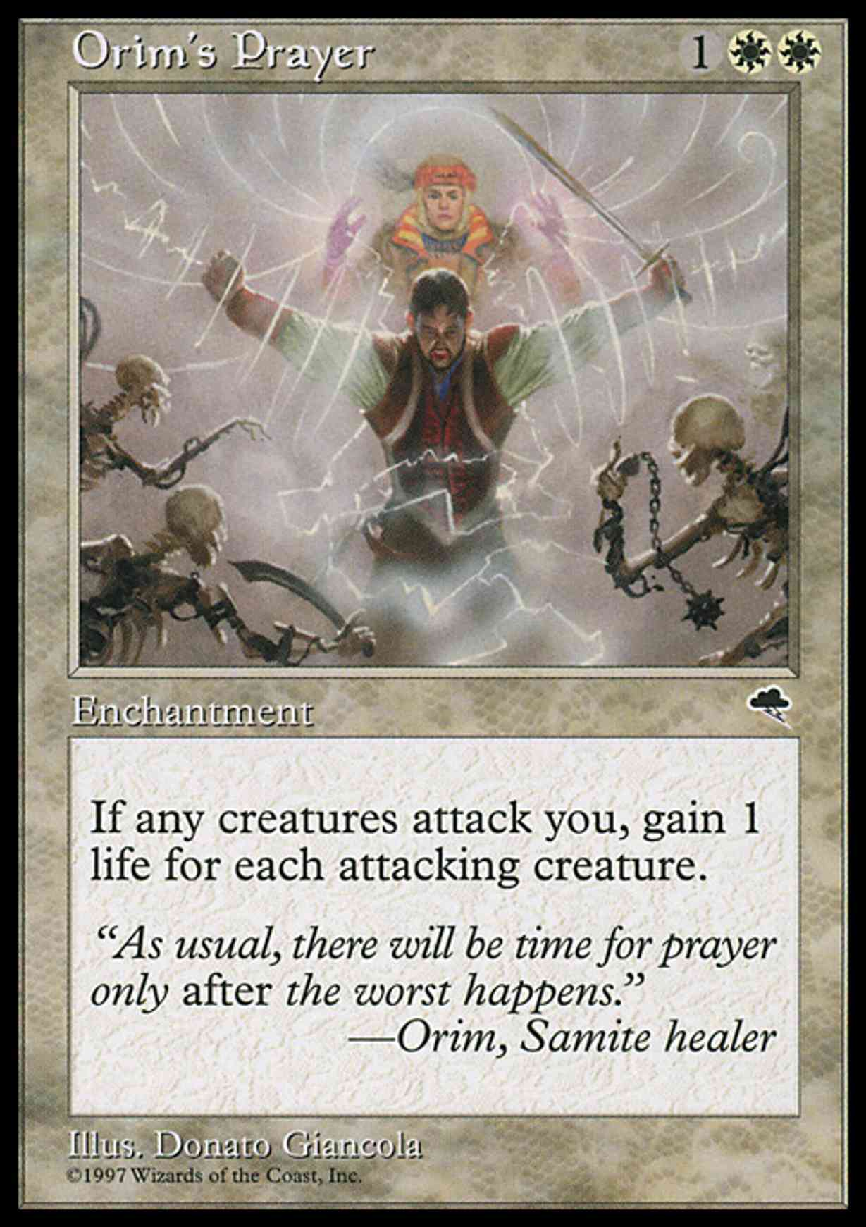 Orim's Prayer magic card front