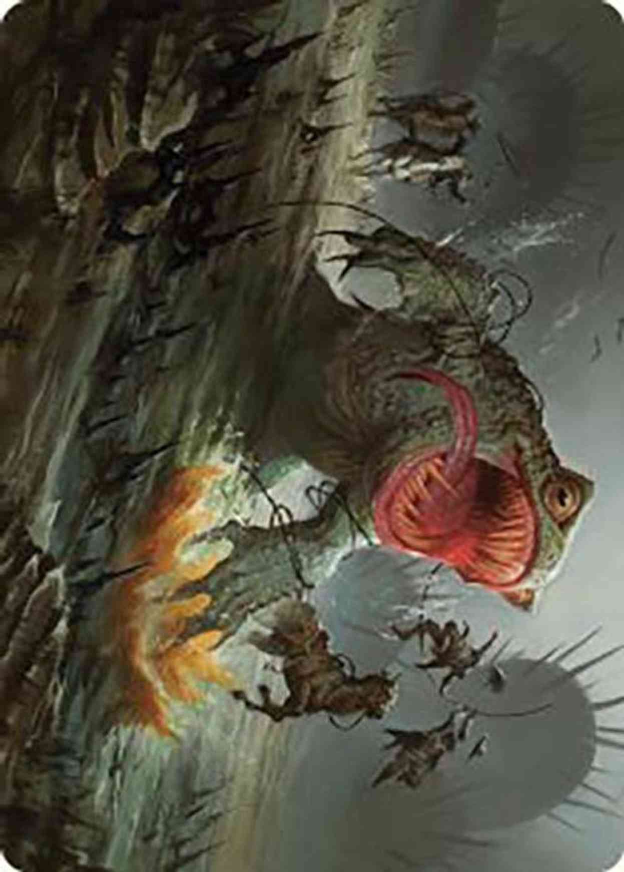 The Gitrog, Ravenous Ride Art Card magic card front