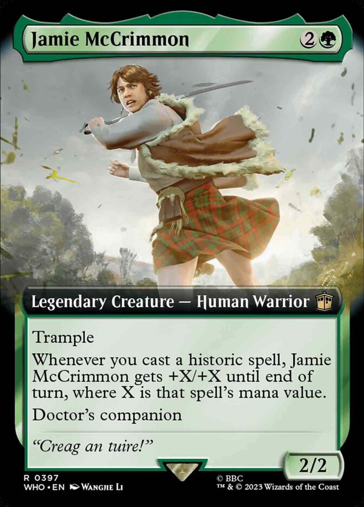 Jamie McCrimmon (Extended Art) magic card front