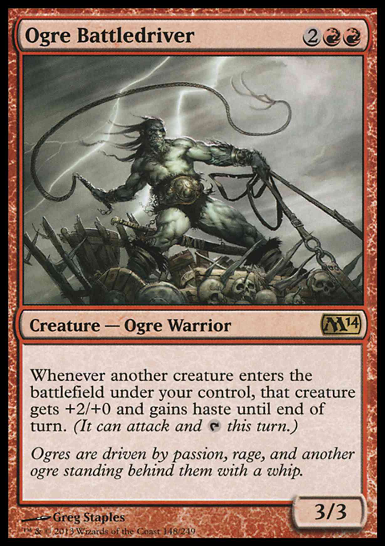 Ogre Battledriver magic card front