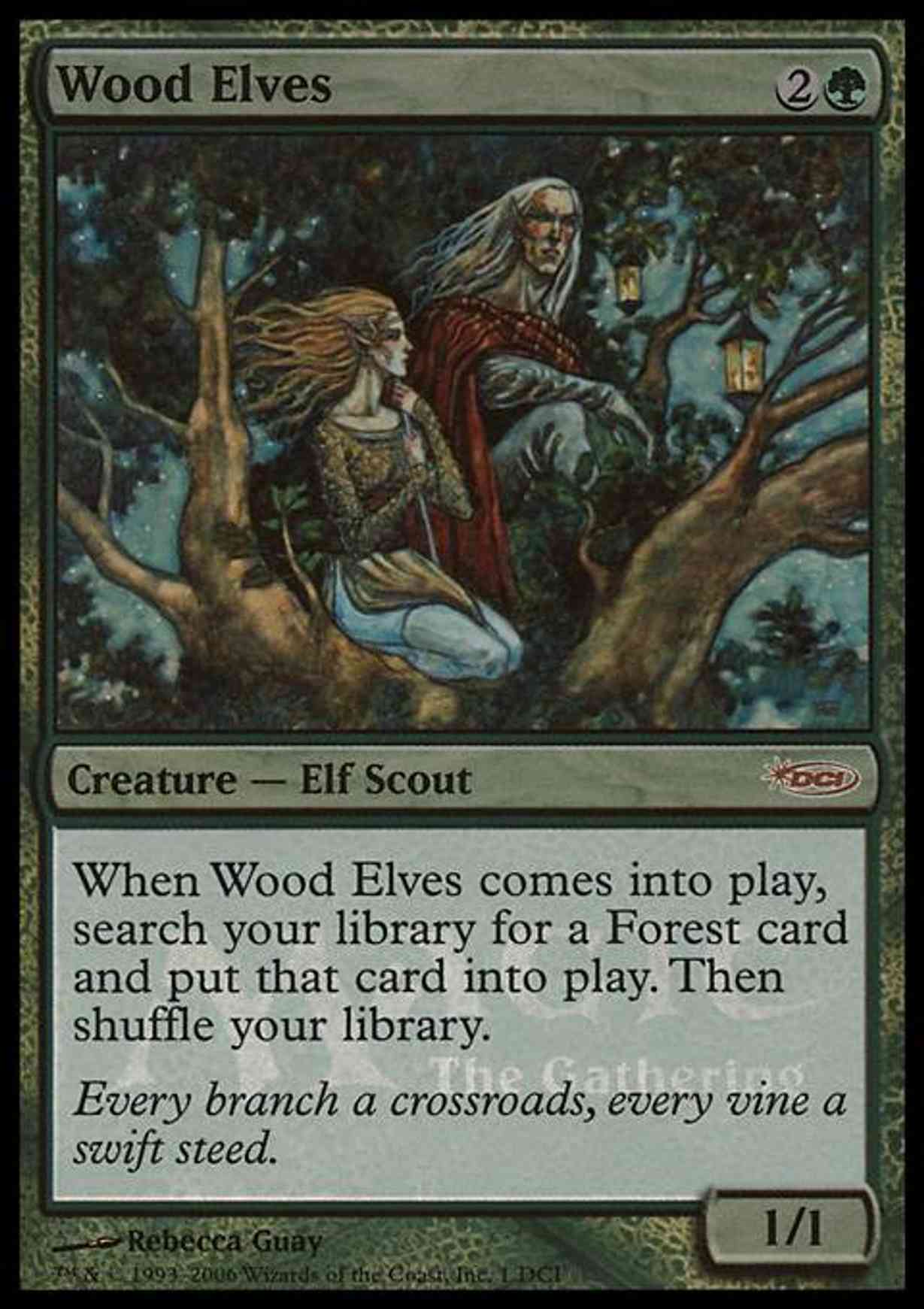 Wood Elves magic card front