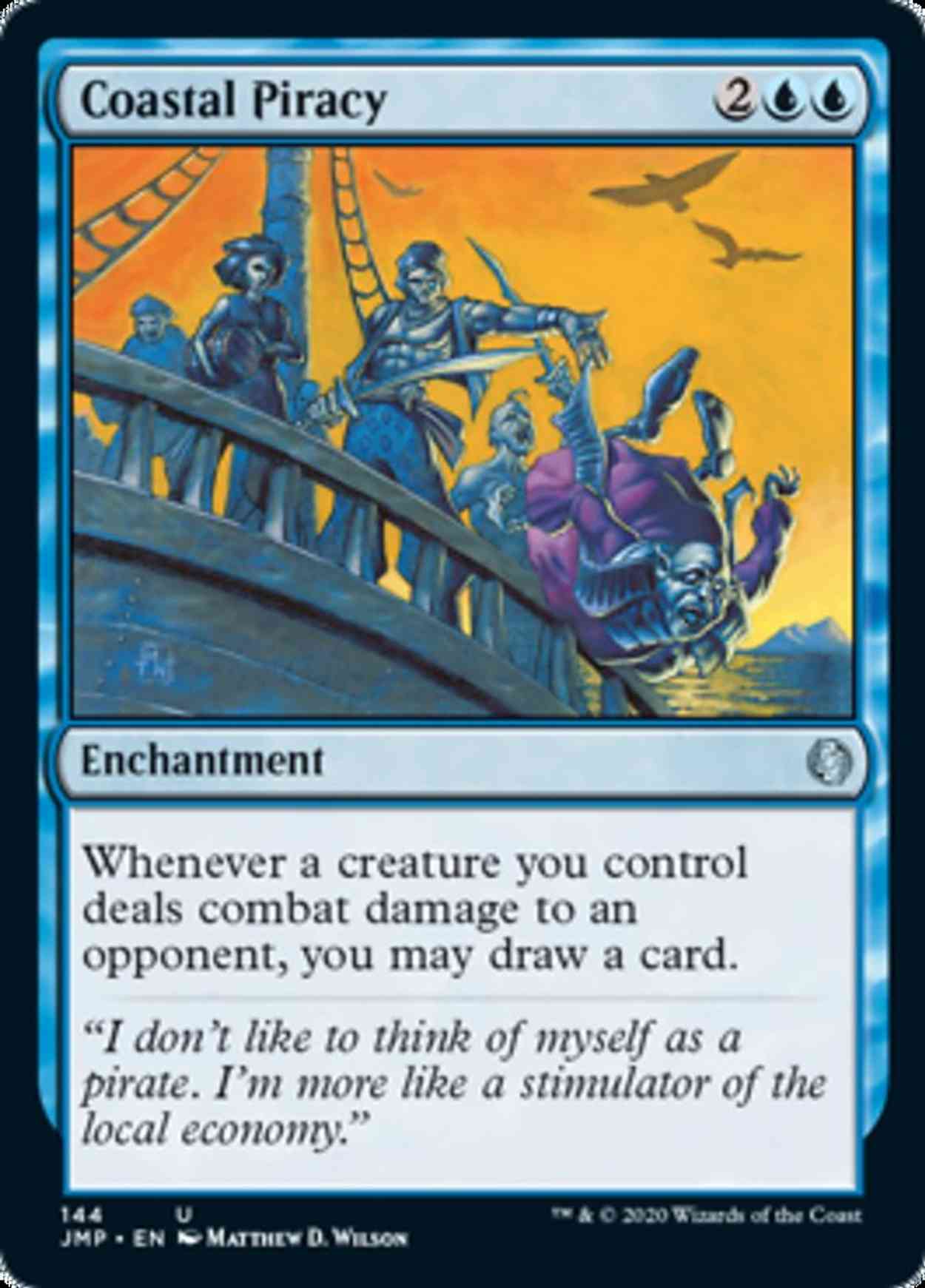 Coastal Piracy magic card front