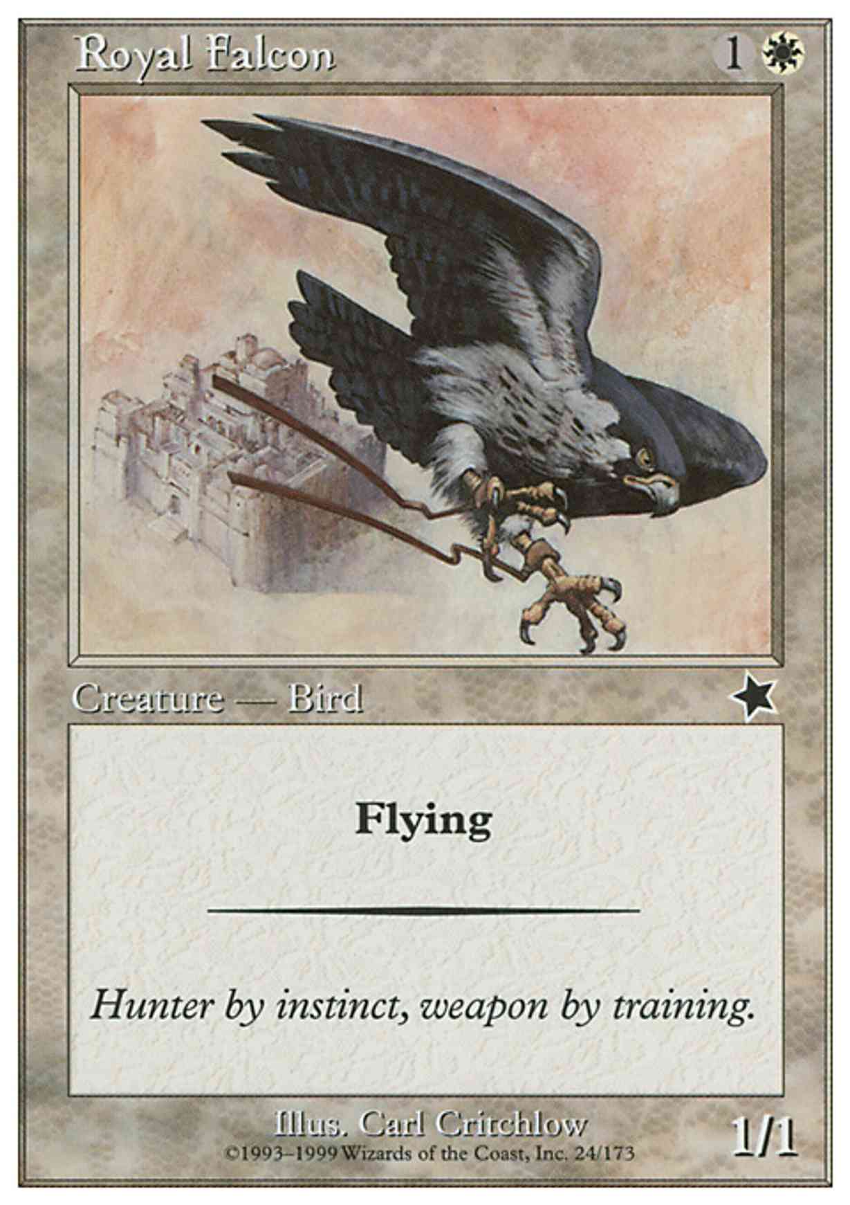 Royal Falcon magic card front