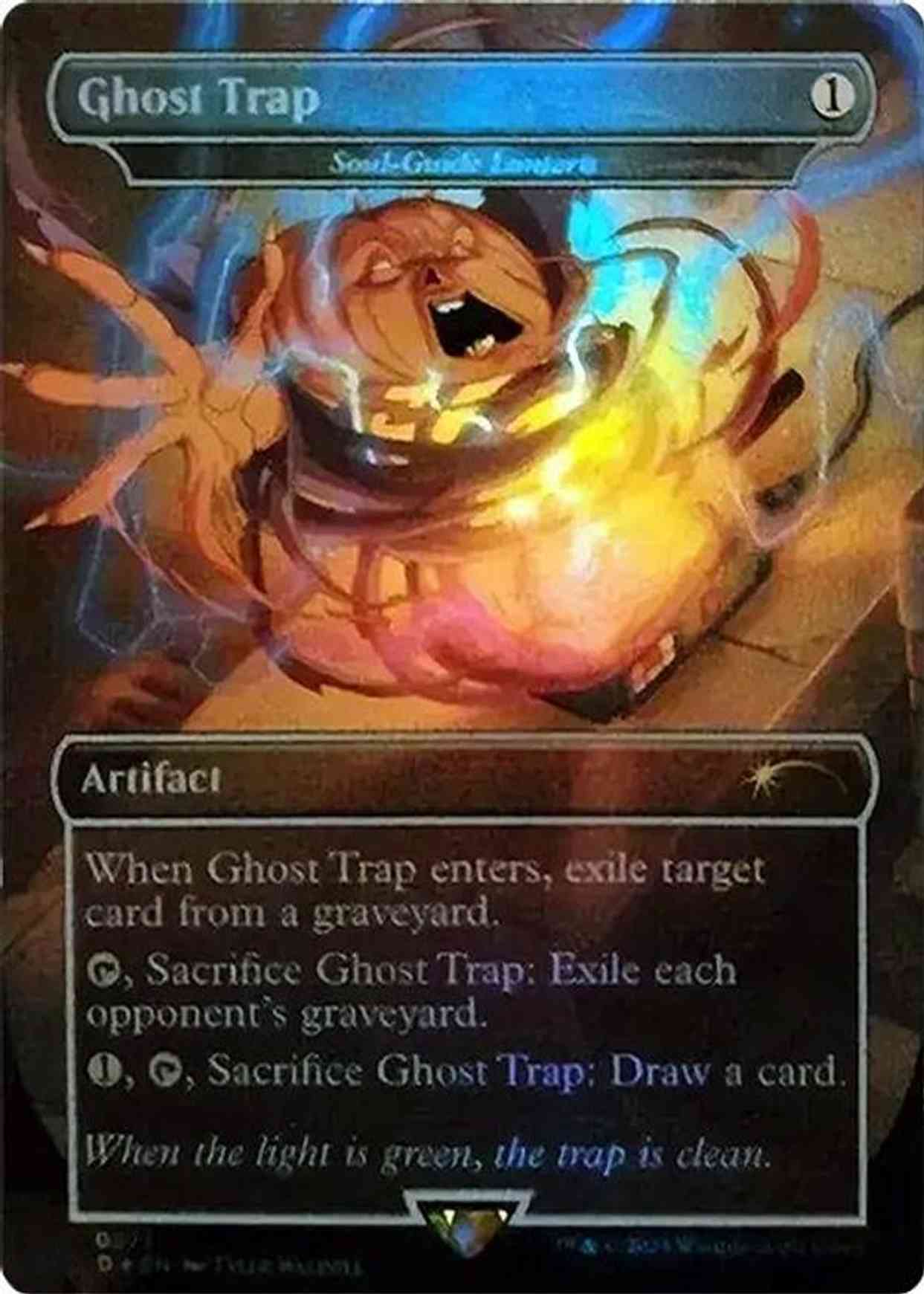 Ghost Trap - Soul-Guide Lantern (Rainbow Foil) magic card front