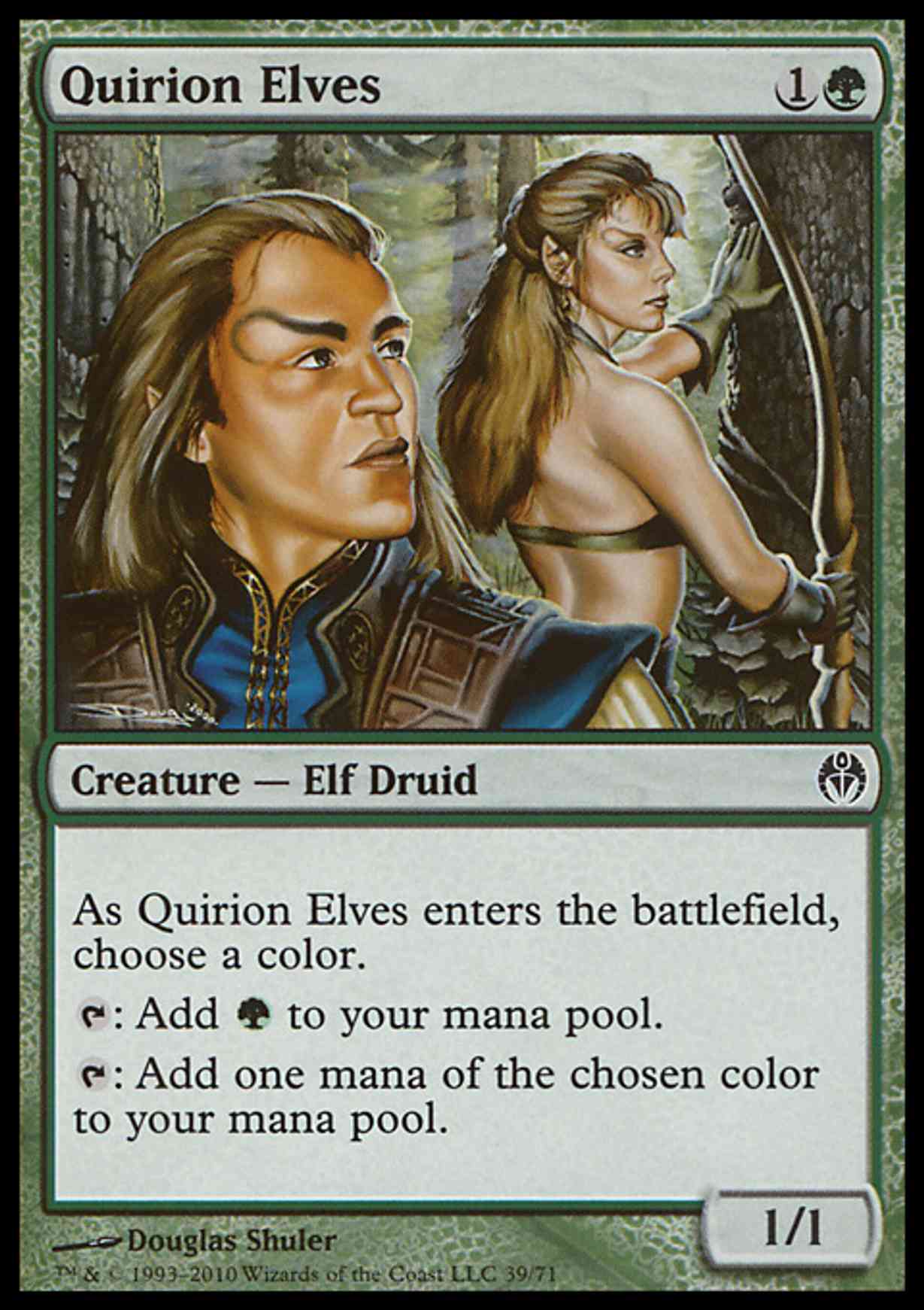 Quirion Elves magic card front