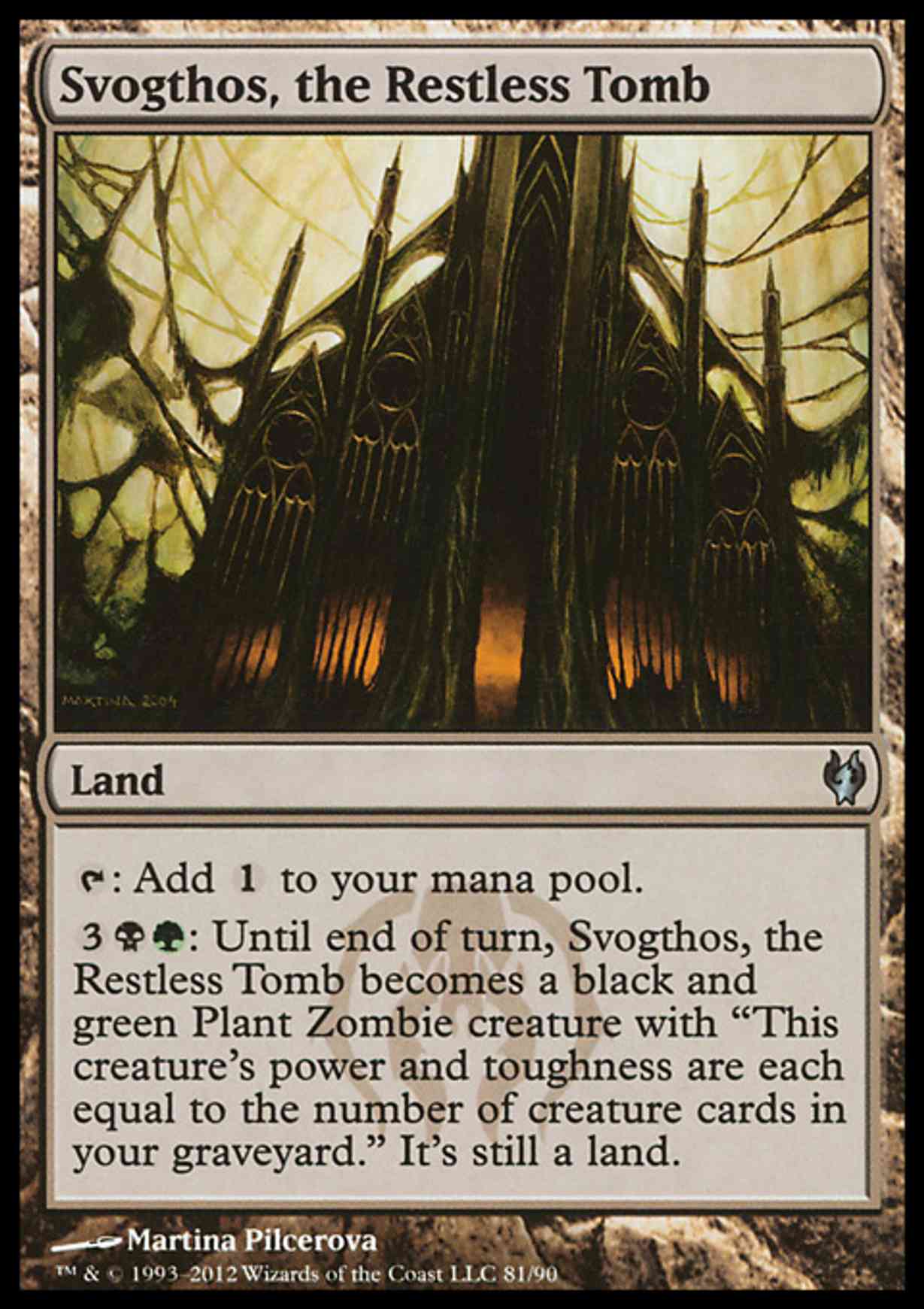 Svogthos, the Restless Tomb magic card front
