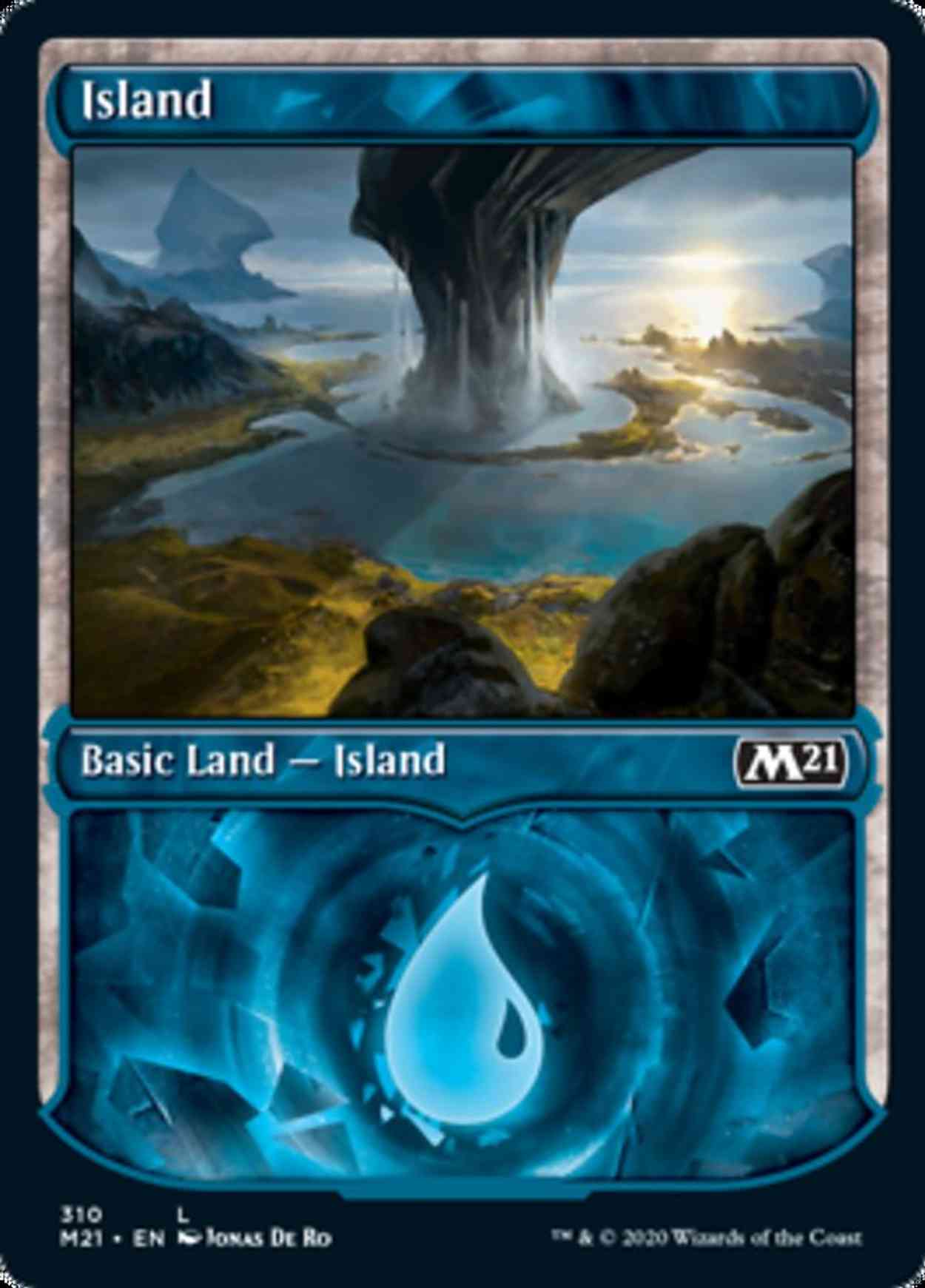 Island (Showcase) magic card front