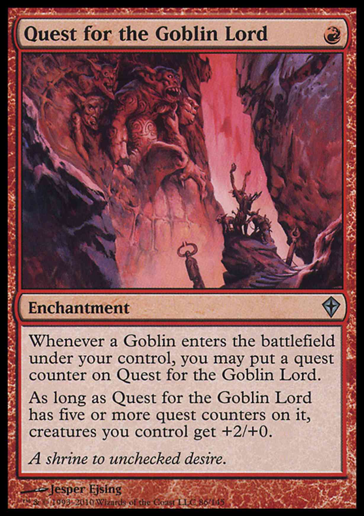Quest for the Goblin Lord magic card front