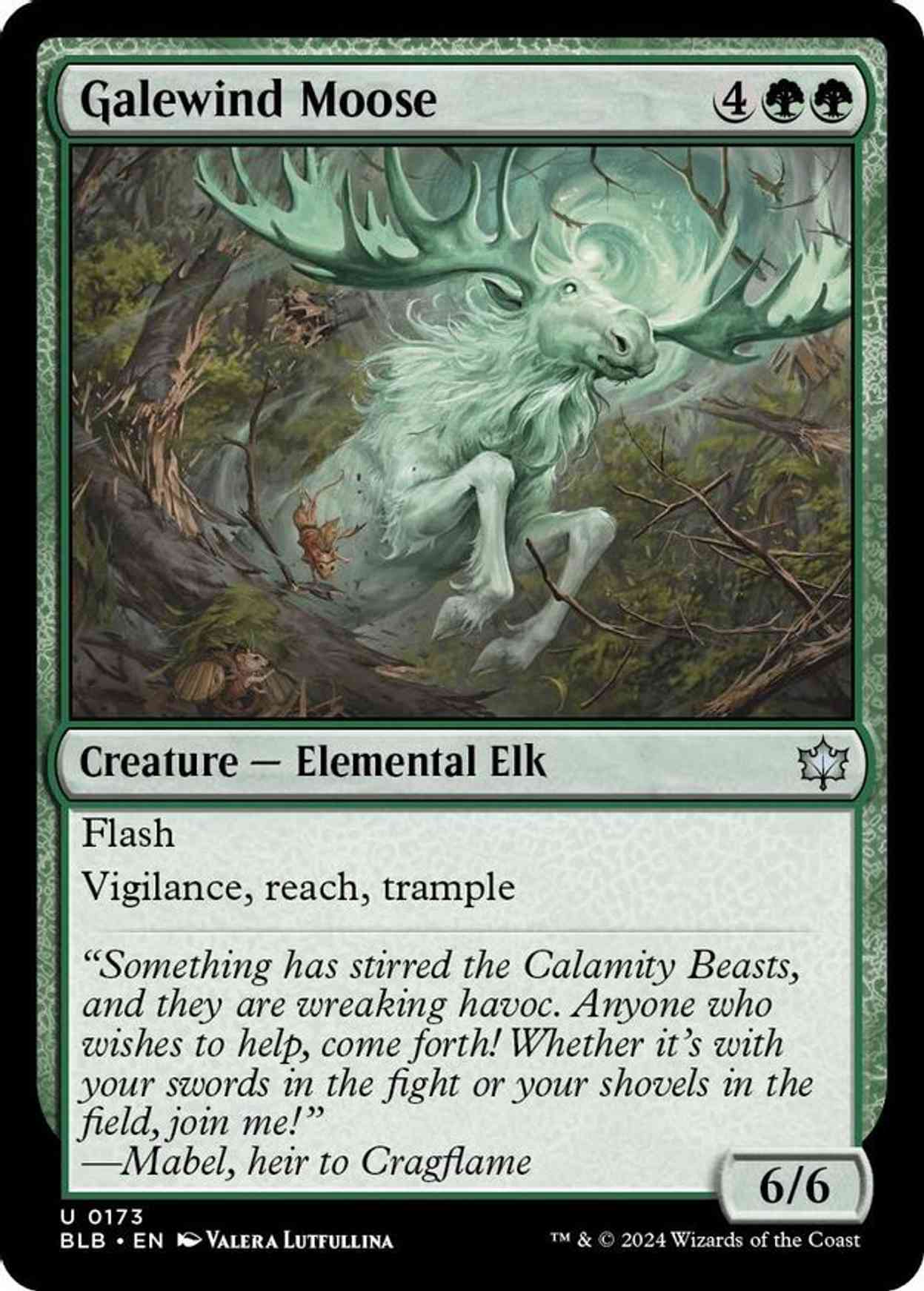 Galewind Moose magic card front