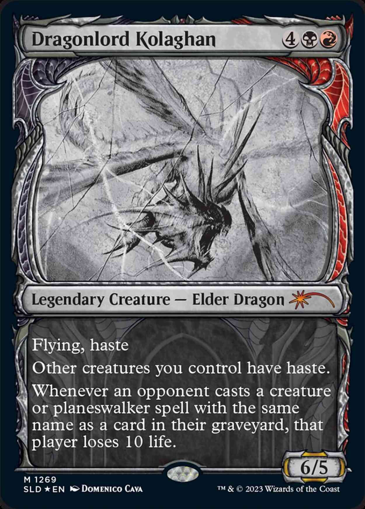 Dragonlord Kolaghan (Halo Foil) magic card front