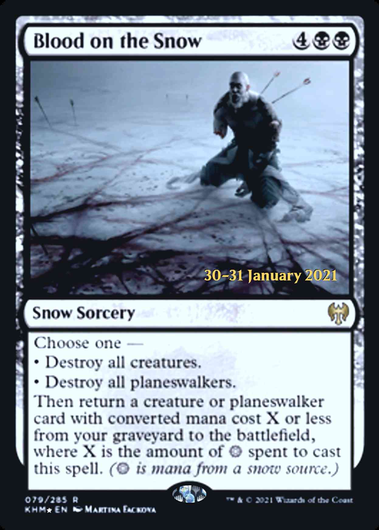 Blood on the Snow magic card front