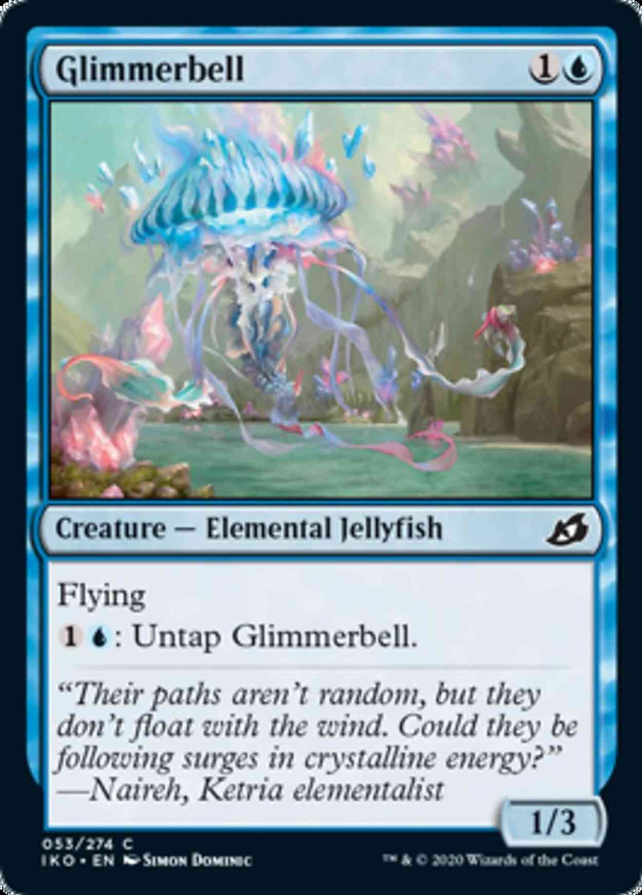 Glimmerbell magic card front
